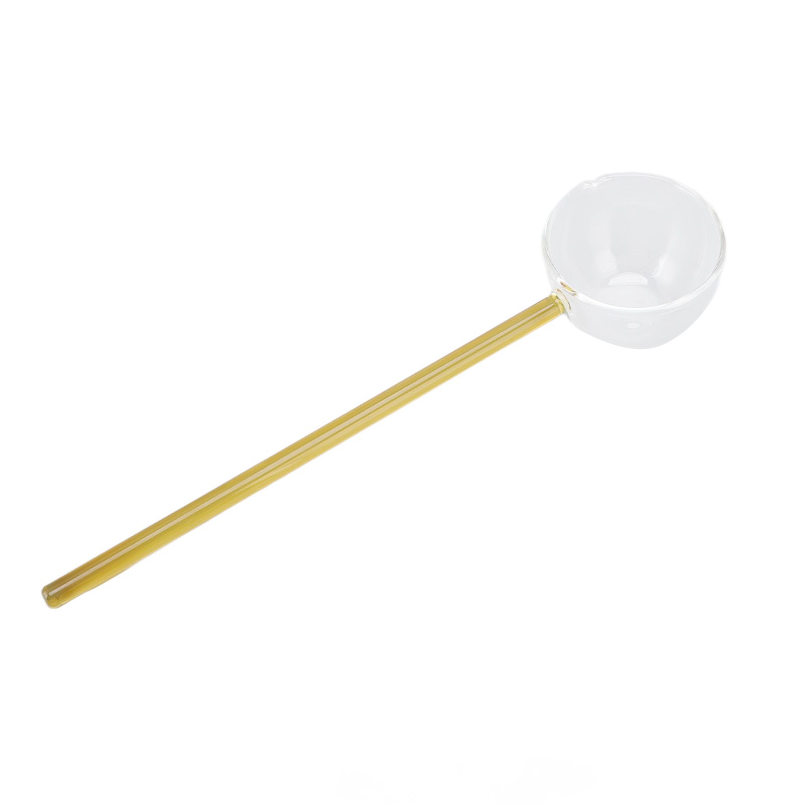 Glass Stirring Spoon High Temperature Resistance Simple 100ML Mixing Spoon