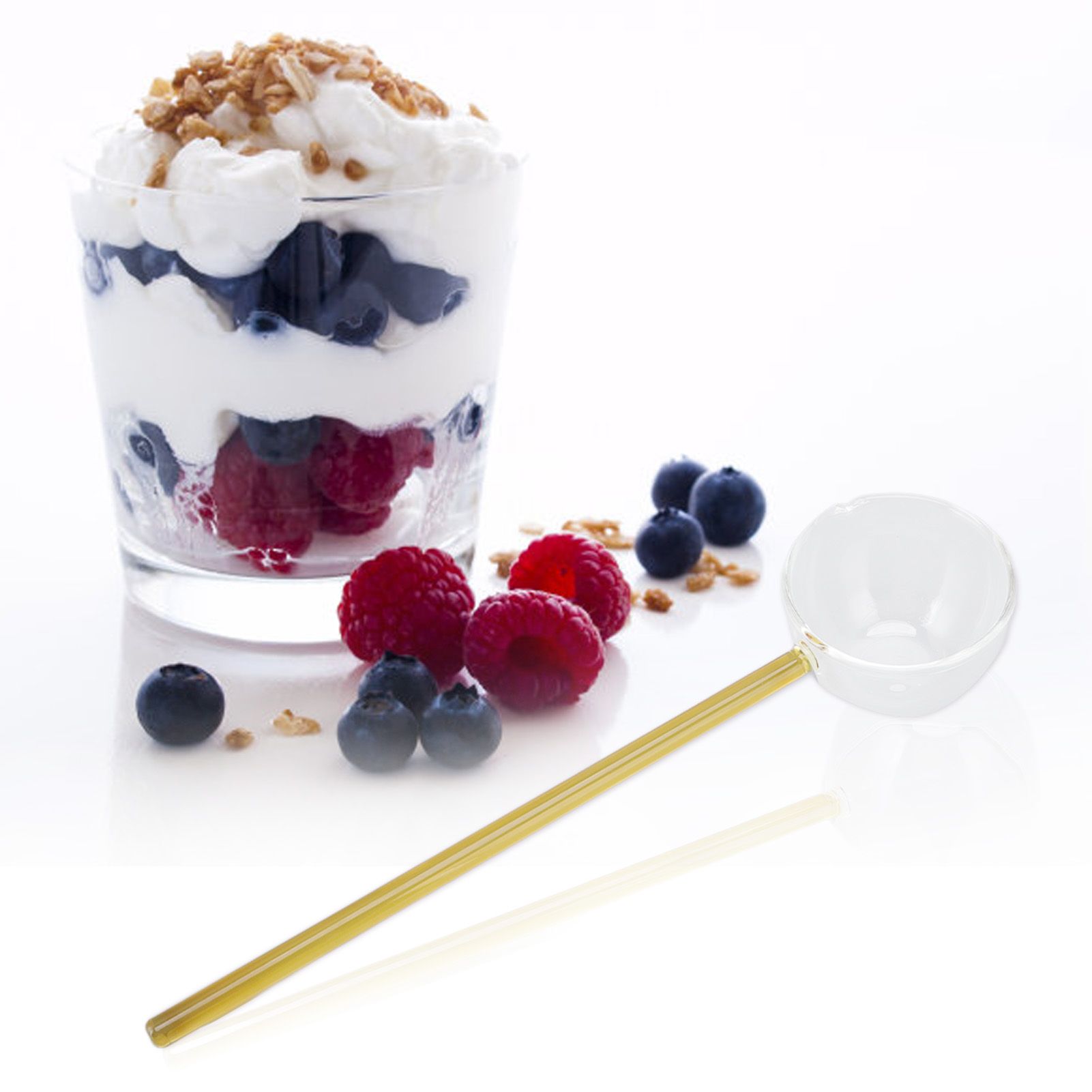 Glass Stirring Spoon High Temperature Resistance Simple 100ML Mixing Spoon view 11