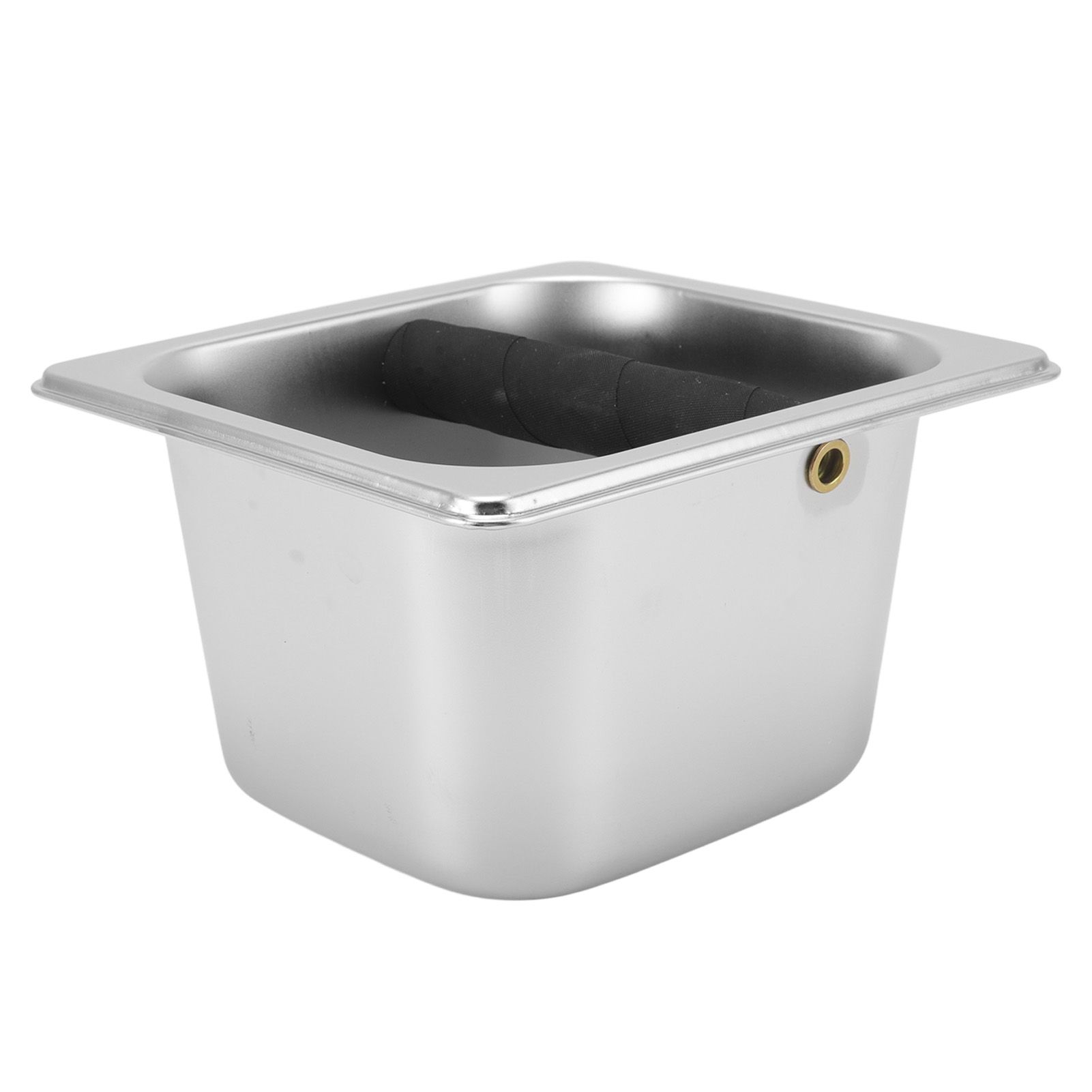 Stainless Steel Coffee Knock Box Coffee Grounds Container Box for Kitchen