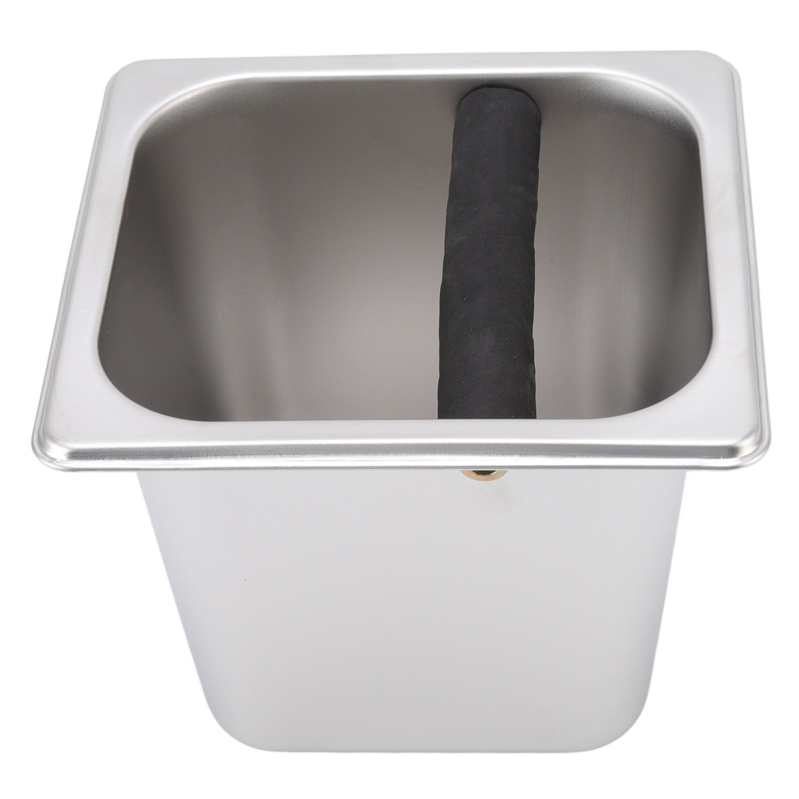 Stainless Steel Coffee Knocking Grounds Box with Rubber Rod Embeddable Coffee view 5