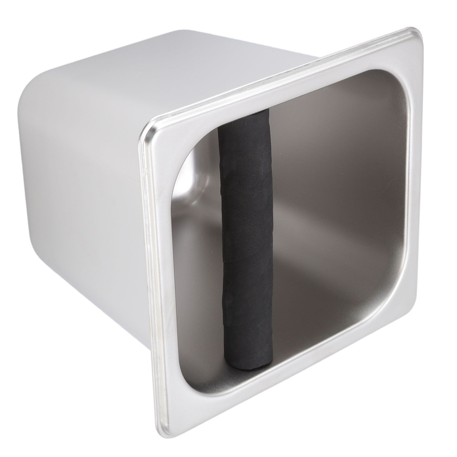 Stainless Steel Coffee Knocking Grounds Box with Rubber Rod Embeddable Coffee view 8