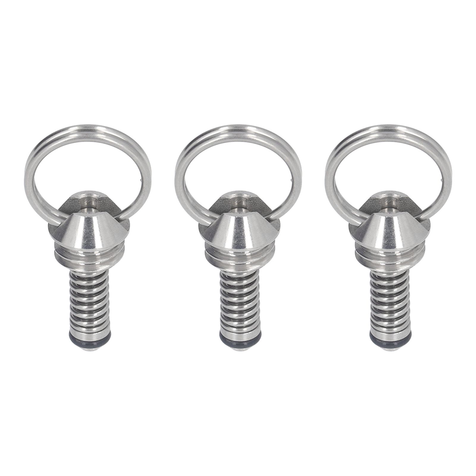 3PCS Beer Keg Relief Valve Replacement 304 Stainless Steel Keg Lid Pressure view 3