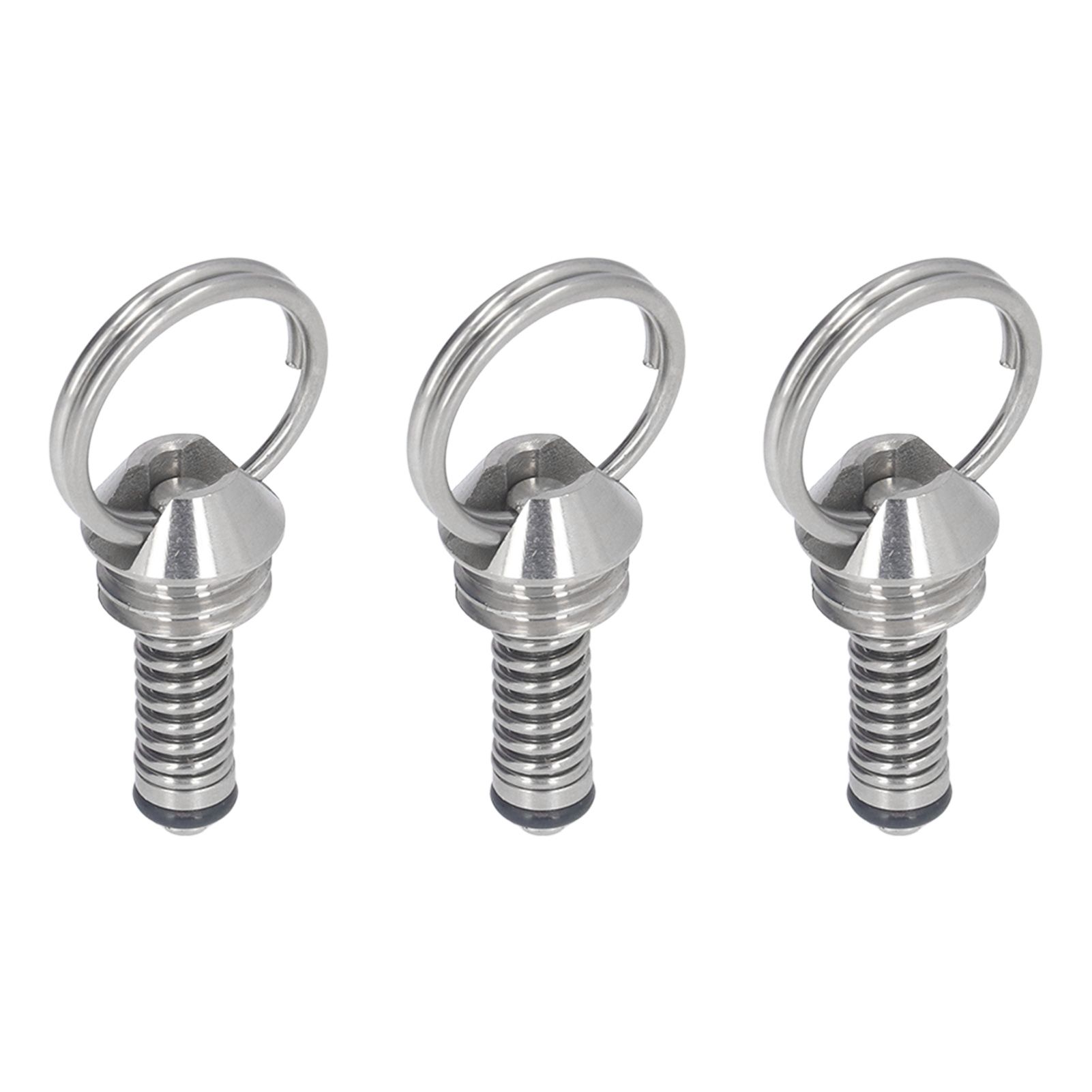 3PCS Beer Keg Relief Valve Replacement 304 Stainless Steel Keg Lid Pressure view 5