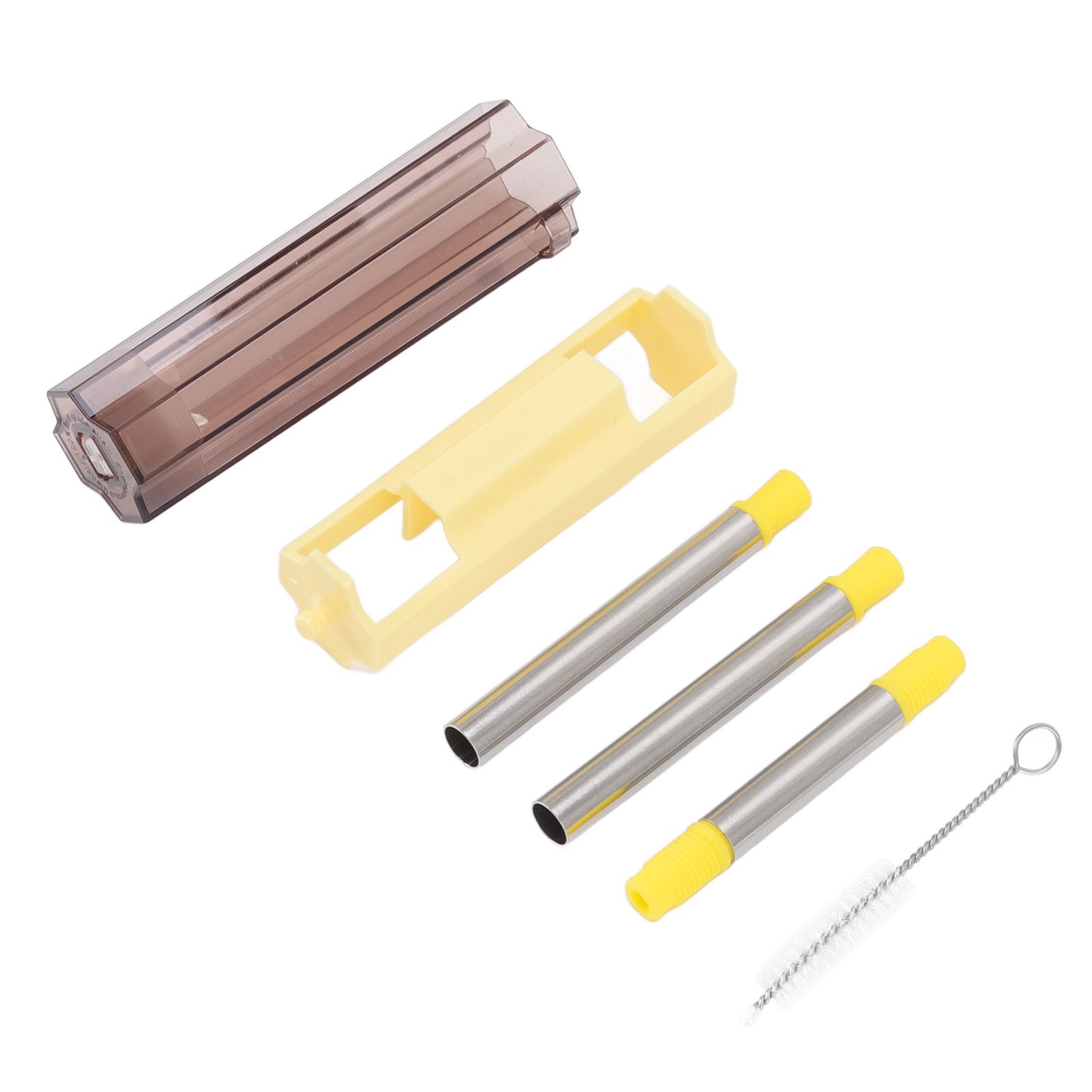 Collapsible Straw Stainless Steel Portable Easy to Clean Foldable Straw with view 5