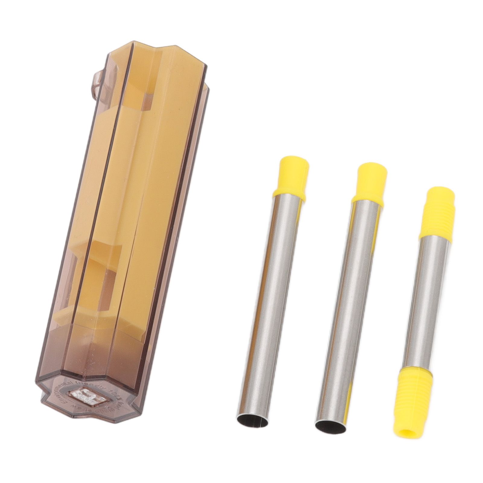 Collapsible Straw Stainless Steel Portable Easy to Clean Foldable Straw with view 7