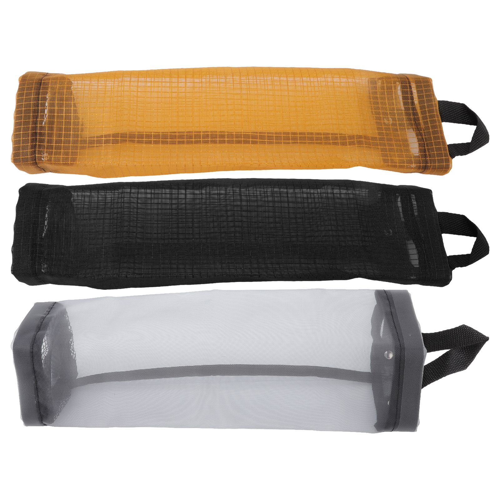 Grocery Bag Holder Large Capacity Durable Polyester Transparent Space Saving view 2