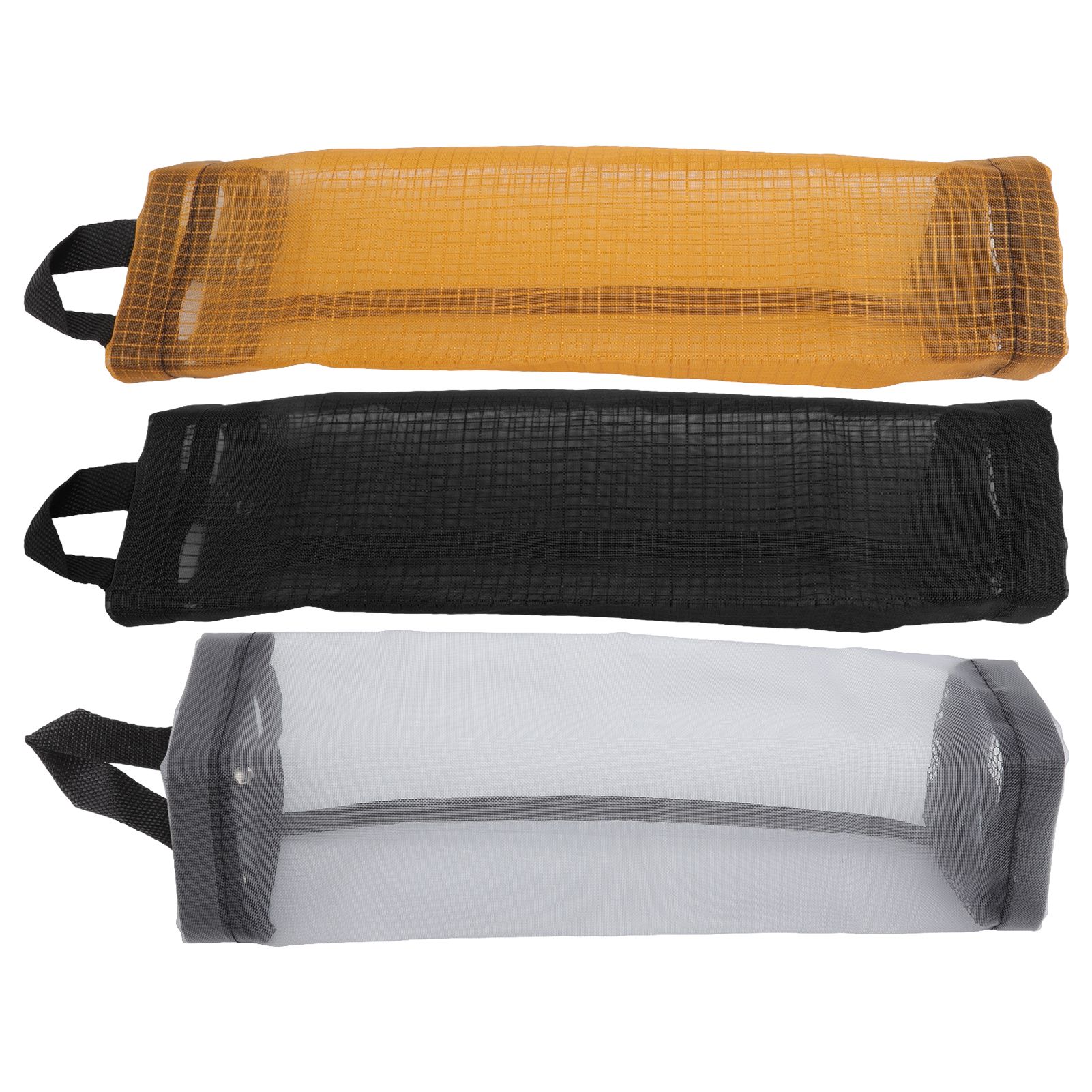 Grocery Bag Holder Large Capacity Durable Polyester Transparent Space Saving view 3