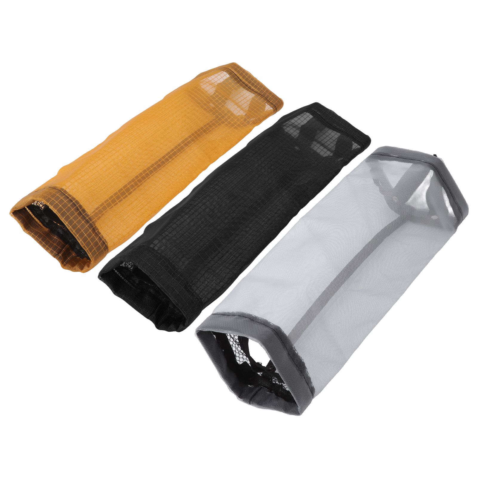 Grocery Bag Holder Large Capacity Durable Polyester Transparent Space Saving view 7