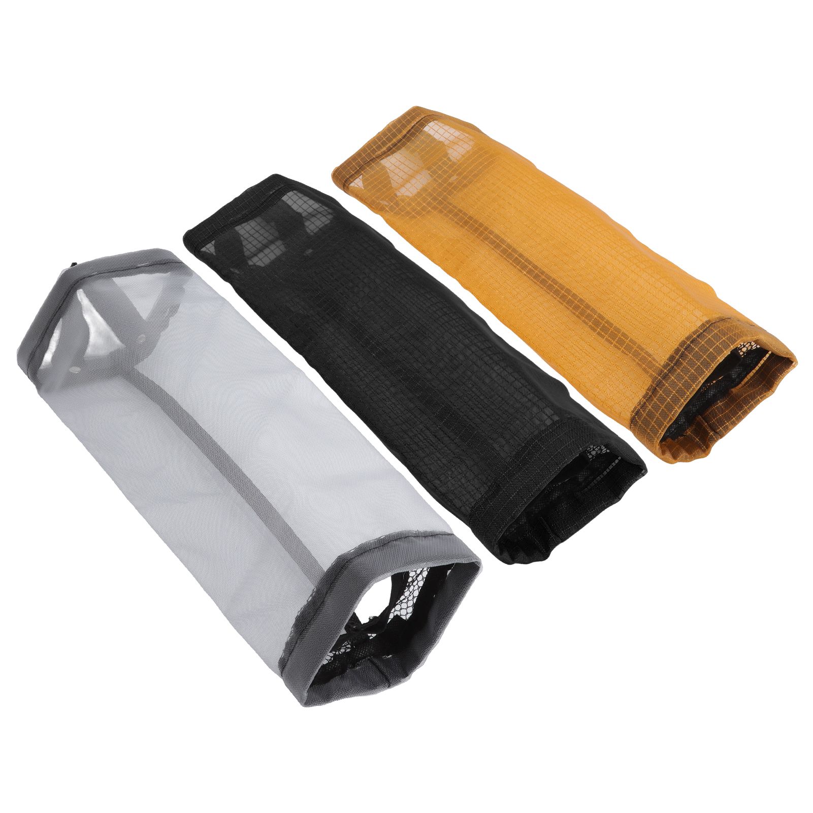 Grocery Bag Holder Large Capacity Durable Polyester Transparent Space Saving view 8