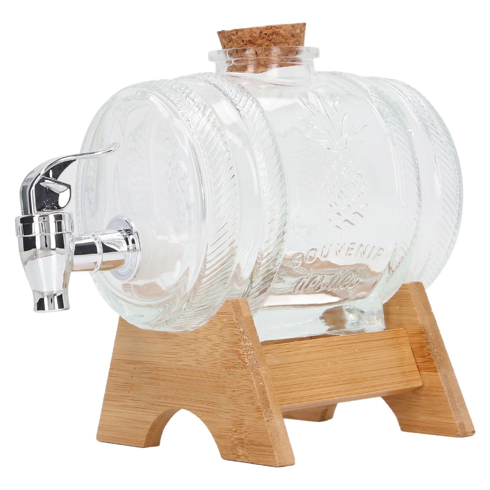 Beverage Barrel Thickened Glass Sealed Medlar Ginseng Wine Brewing Jar view 3