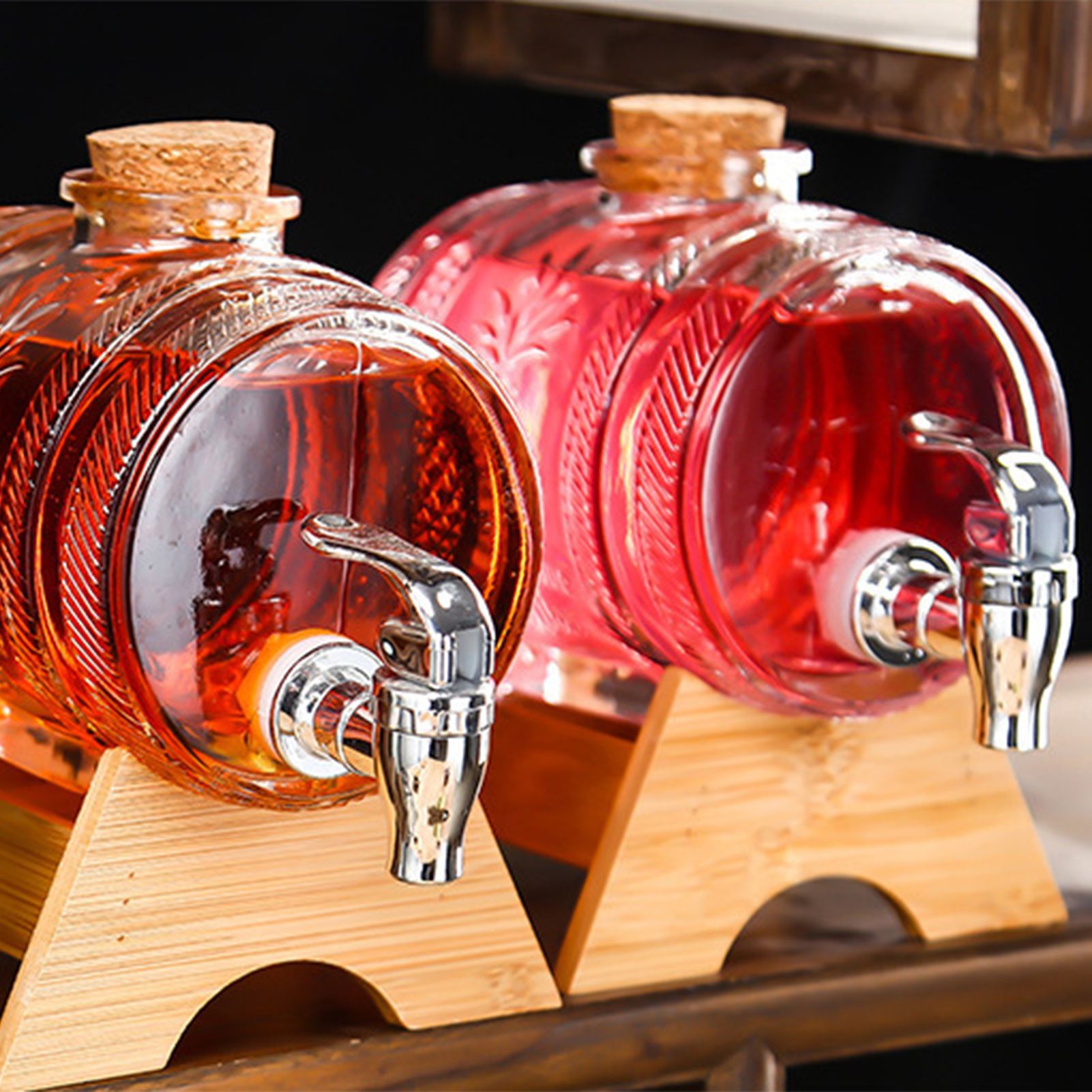 Beverage Barrel Thickened Glass Sealed Medlar Ginseng Wine Brewing Jar view 12