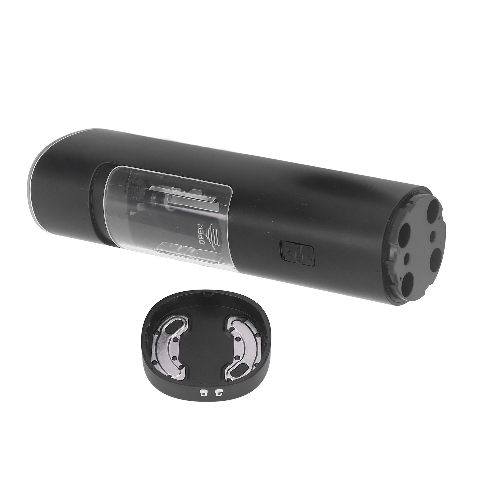 Electric Pepper Grinder Stainless Steel Wireless Visual Pepper Salt Grinder view 13