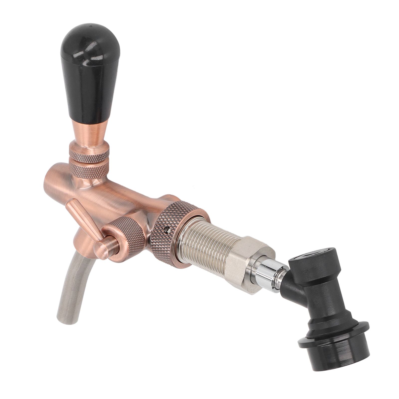 G5/8 Beer Faucet Brass Stainless Steel Beer Tap Adjustable Beer Faucet with view 5