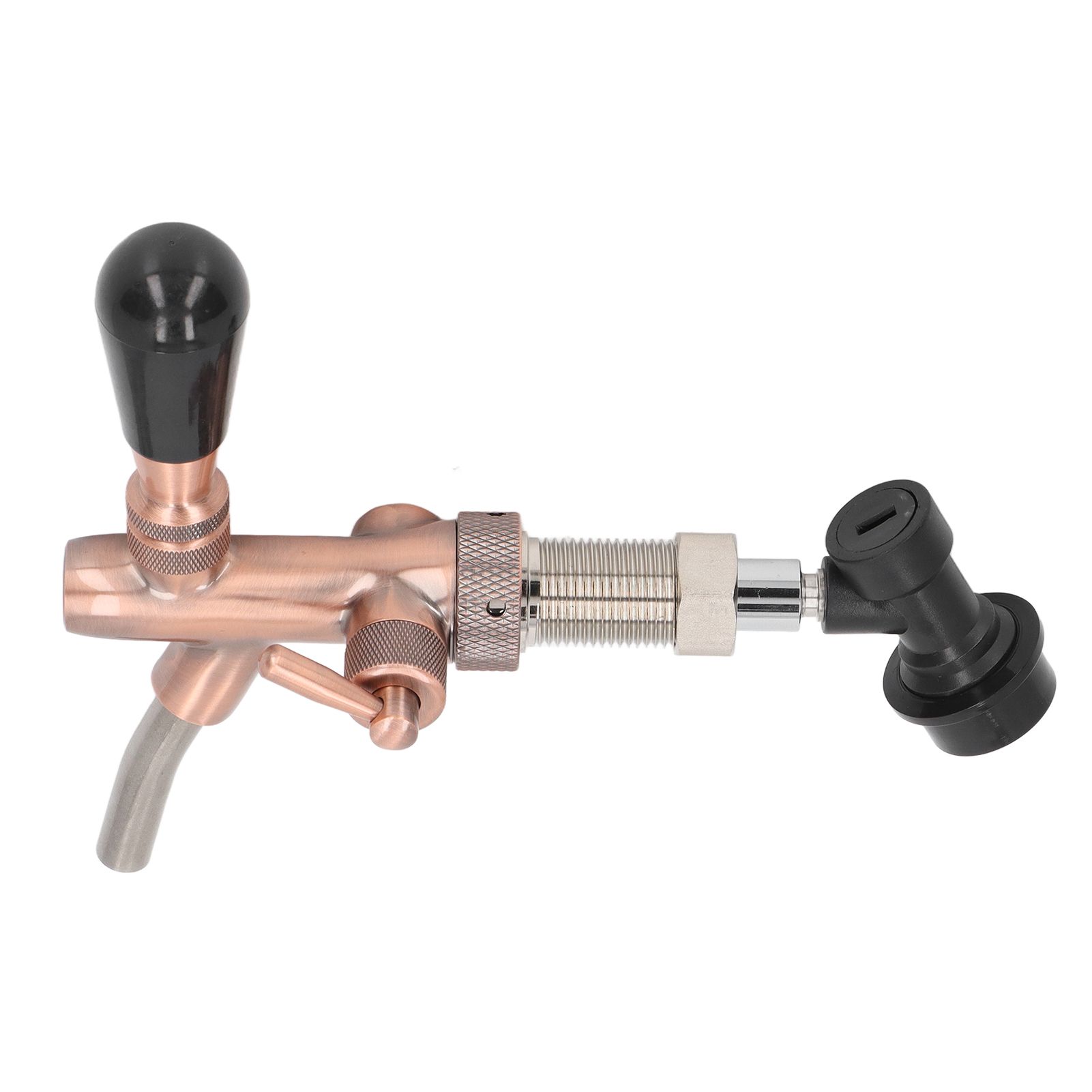 G5/8 Beer Faucet Brass Stainless Steel Beer Tap Adjustable Beer Faucet with view 10