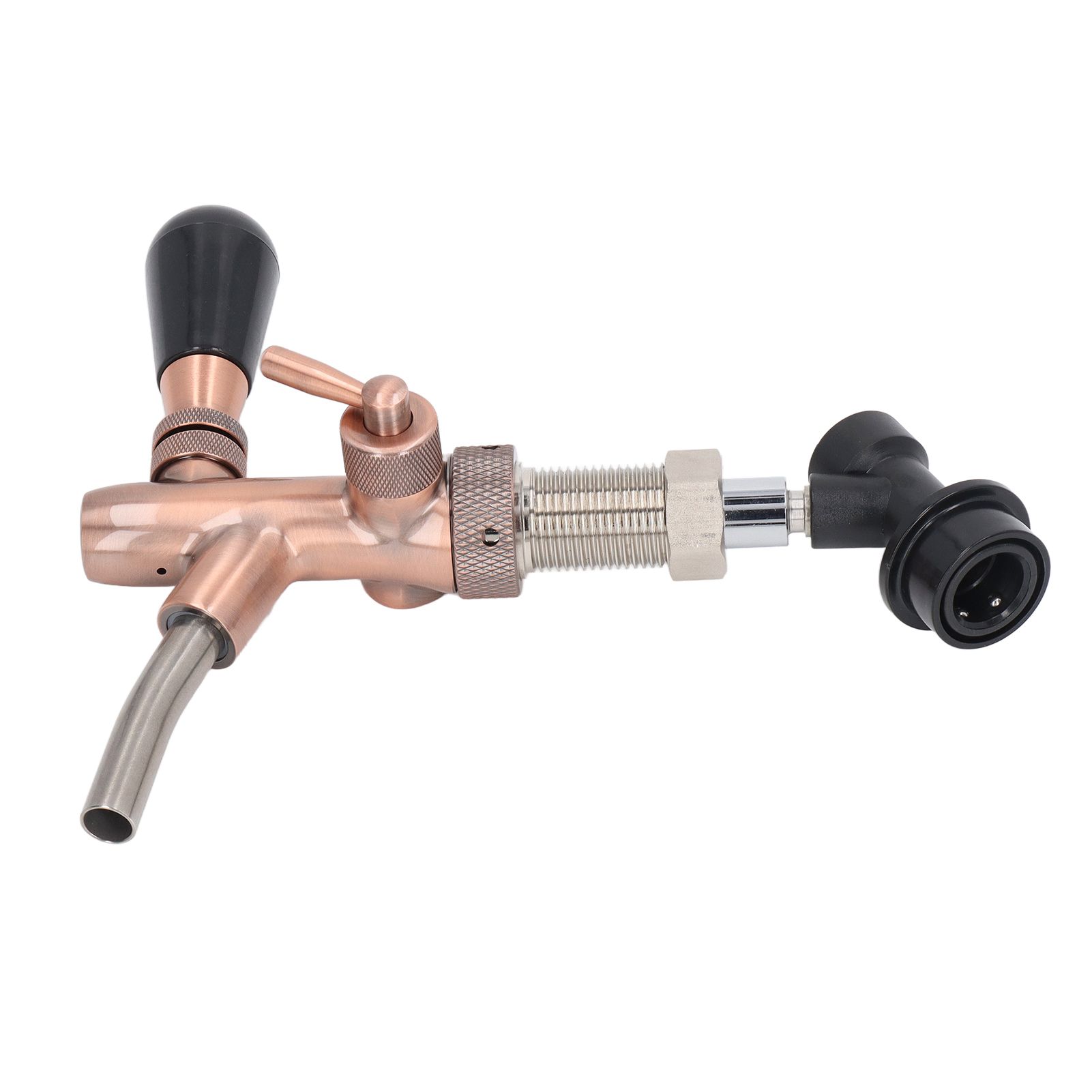 G5/8 Beer Faucet Brass Stainless Steel Beer Tap Adjustable Beer Faucet with view 15