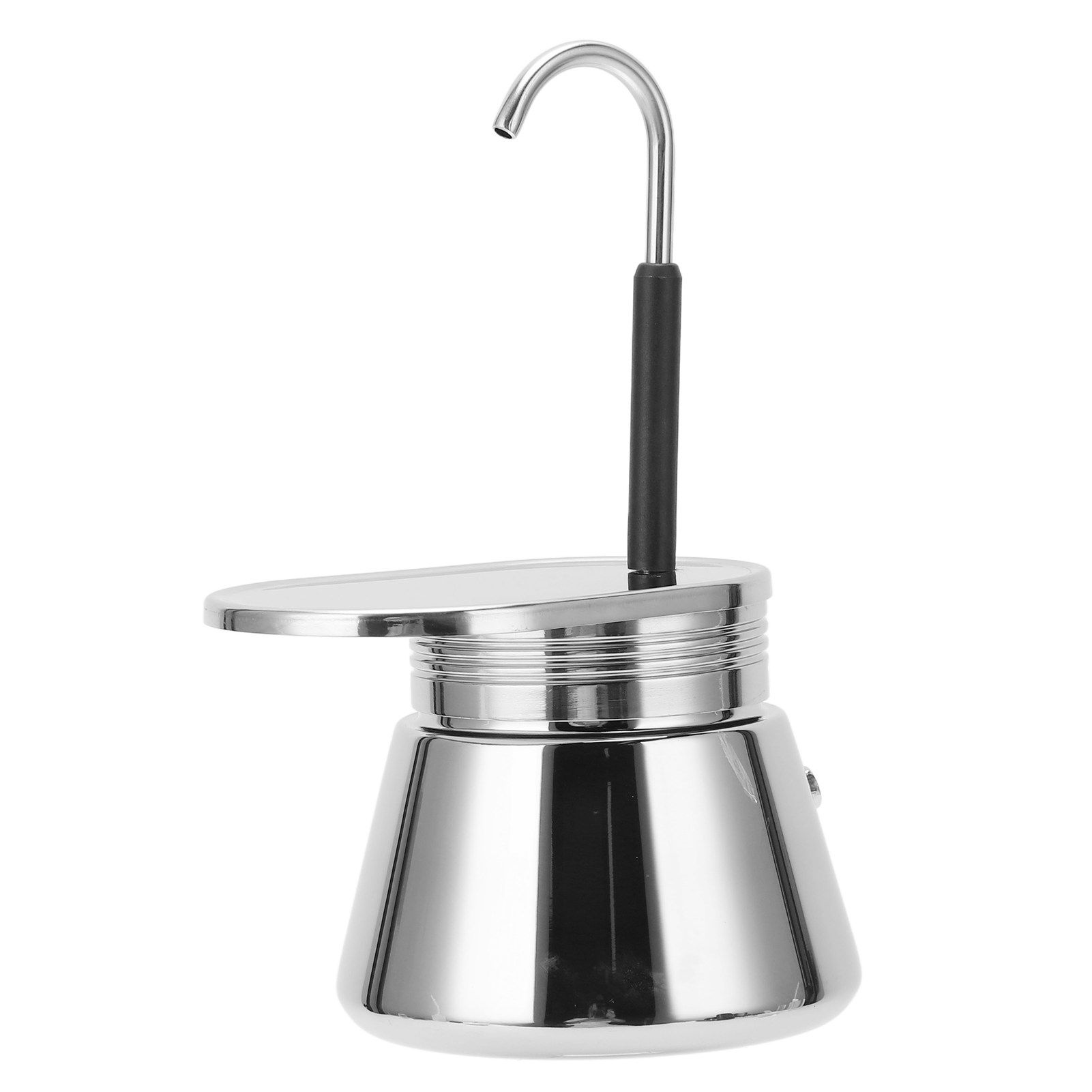 Single Spout Mocha Pot Stainless Steel Hand Pour Latte Classic Coffee Pot for view 9