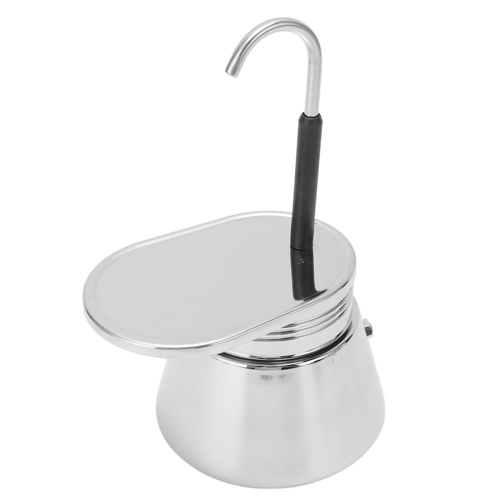 Single Spout Mocha Pot Stainless Steel Hand Pour Latte Classic Coffee Pot for view 4