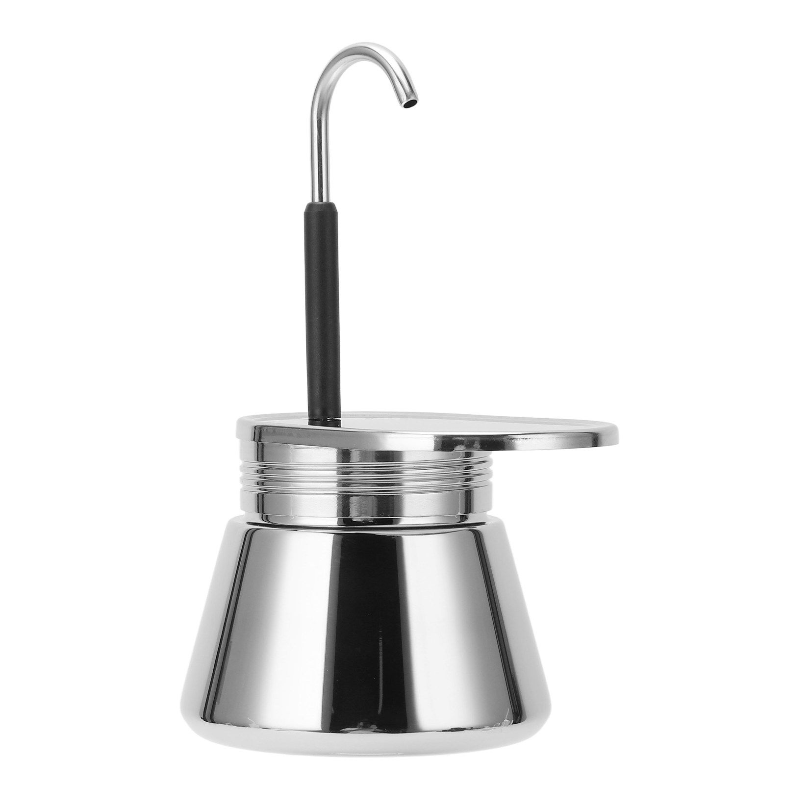 Single Spout Mocha Pot Stainless Steel Hand Pour Latte Classic Coffee Pot for view 8