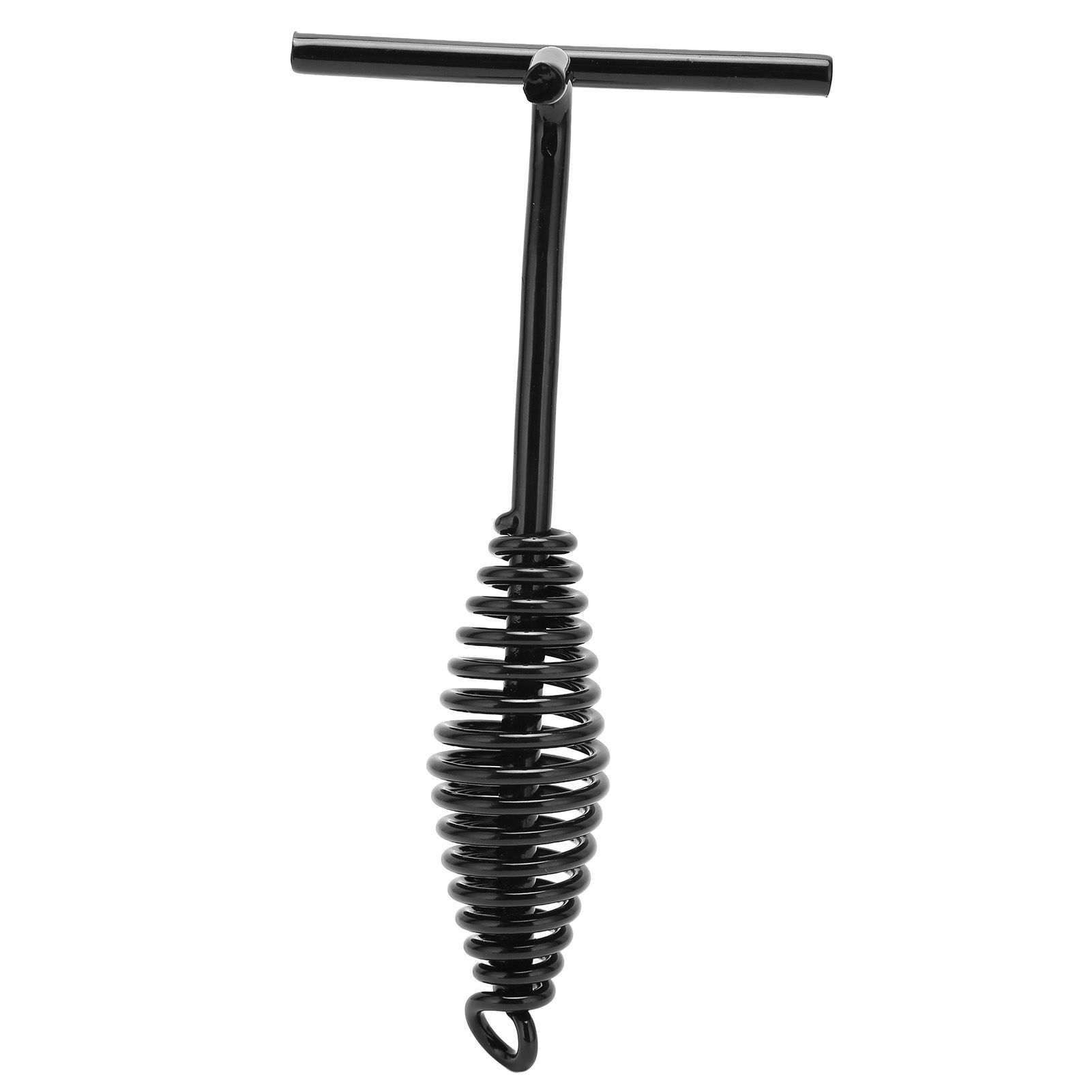 Lid Lifter 26CM Length Spiral Handle Black Finish Iron Extended Design view 2
