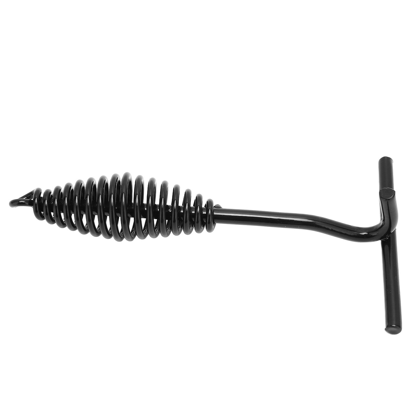 Lid Lifter 26CM Length Spiral Handle Black Finish Iron Extended Design view 7