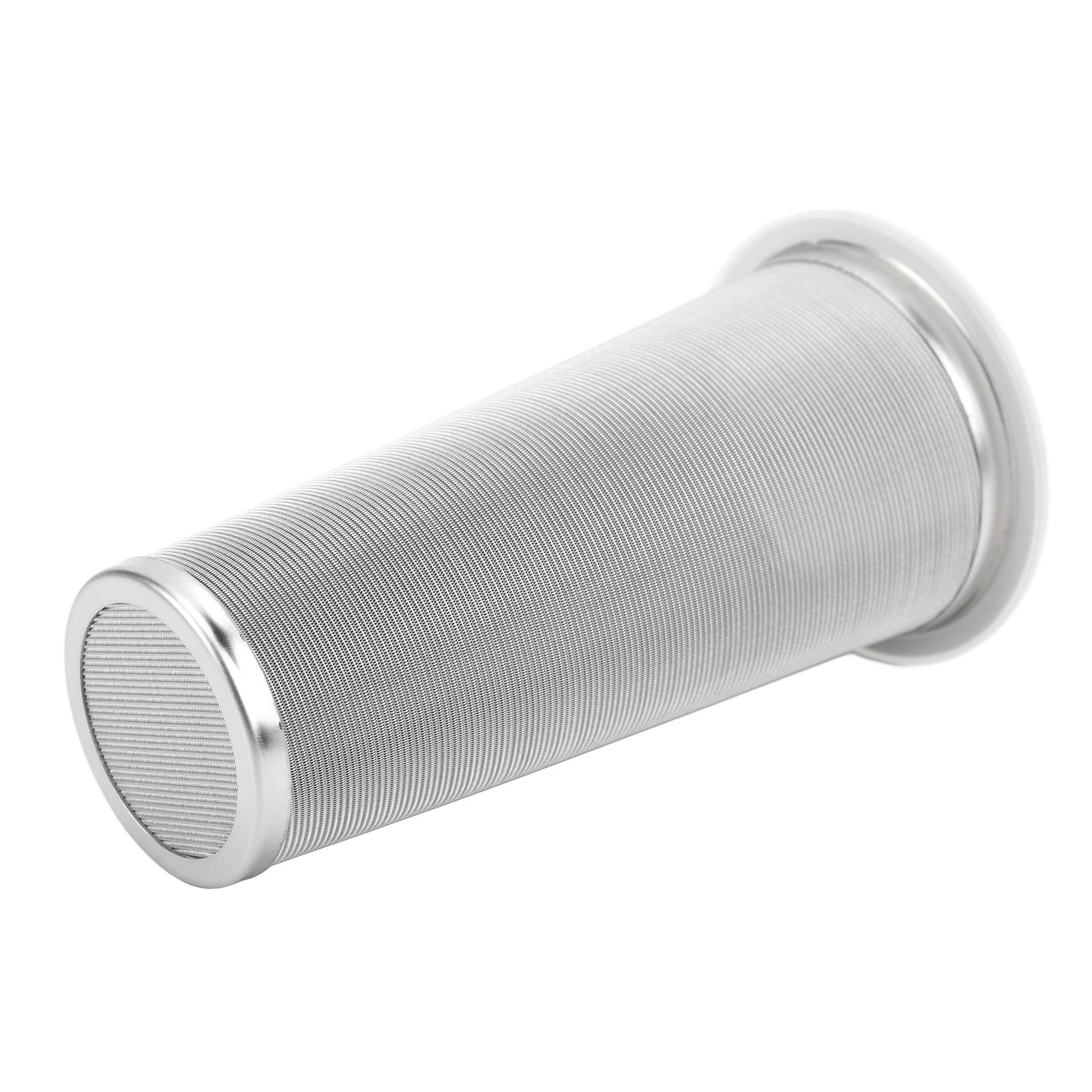 304 Stainless Steel Cold Brew Coffee Filter Cone Mesh with White Rubber Circle view 7