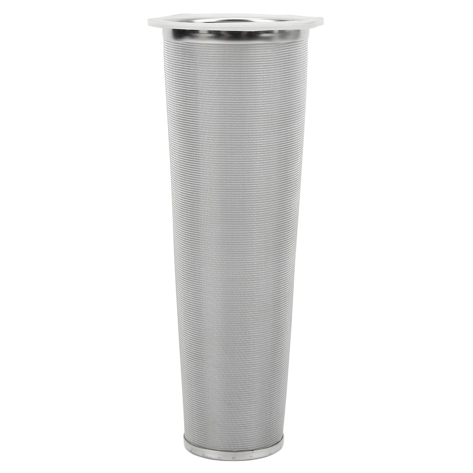 304 Stainless Steel Cold Brew Coffee Filter Cone Mesh with White Rubber Circle