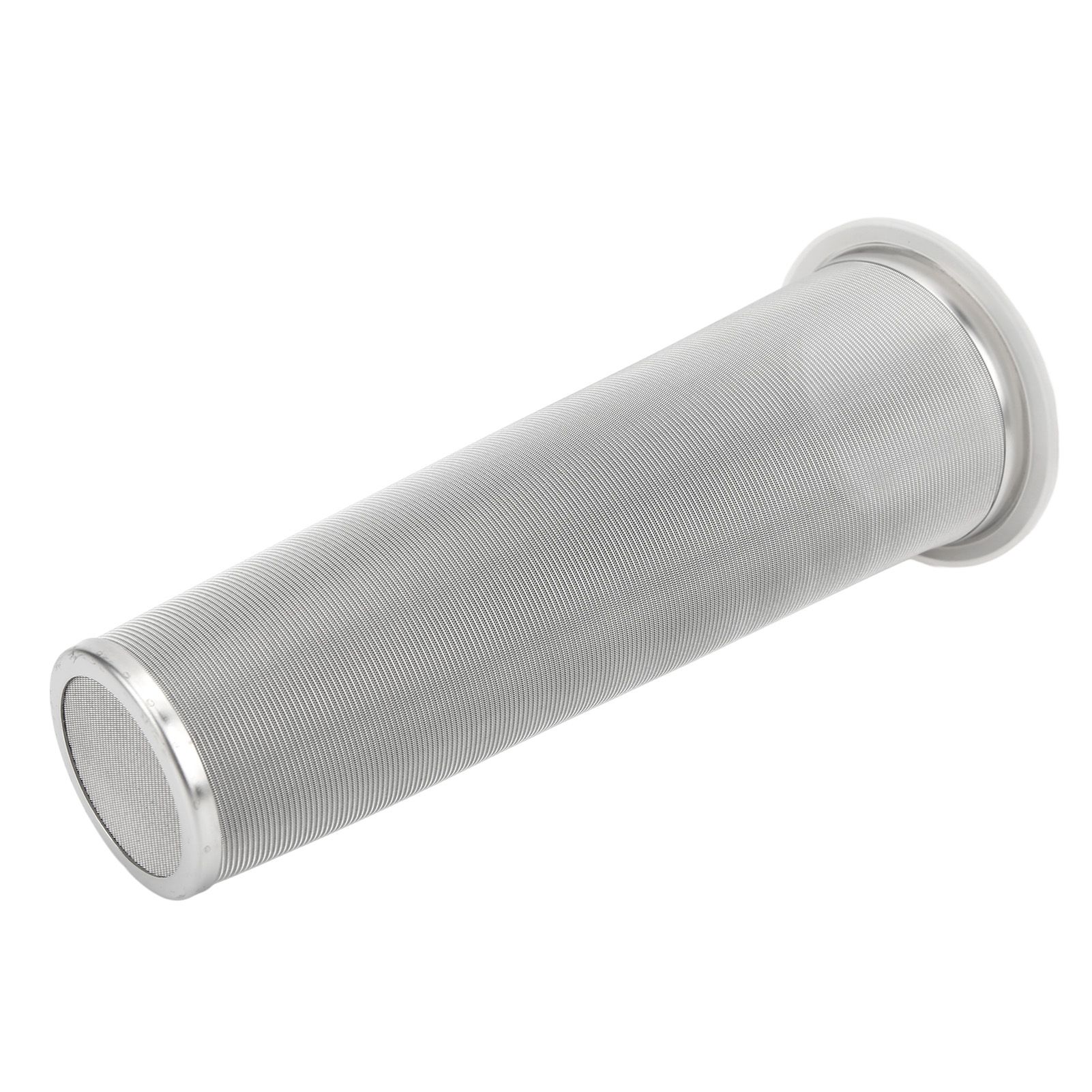 304 Stainless Steel Cold Brew Coffee Filter Cone Mesh with White Rubber Circle view 2