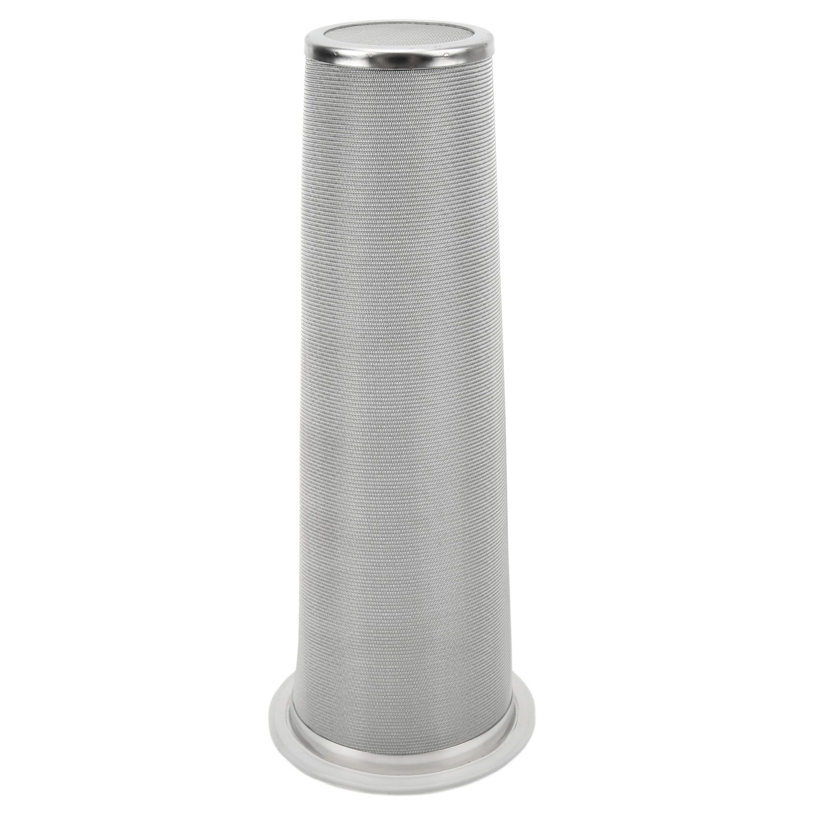 304 Stainless Steel Cold Brew Coffee Filter Cone Mesh with White Rubber Circle view 3