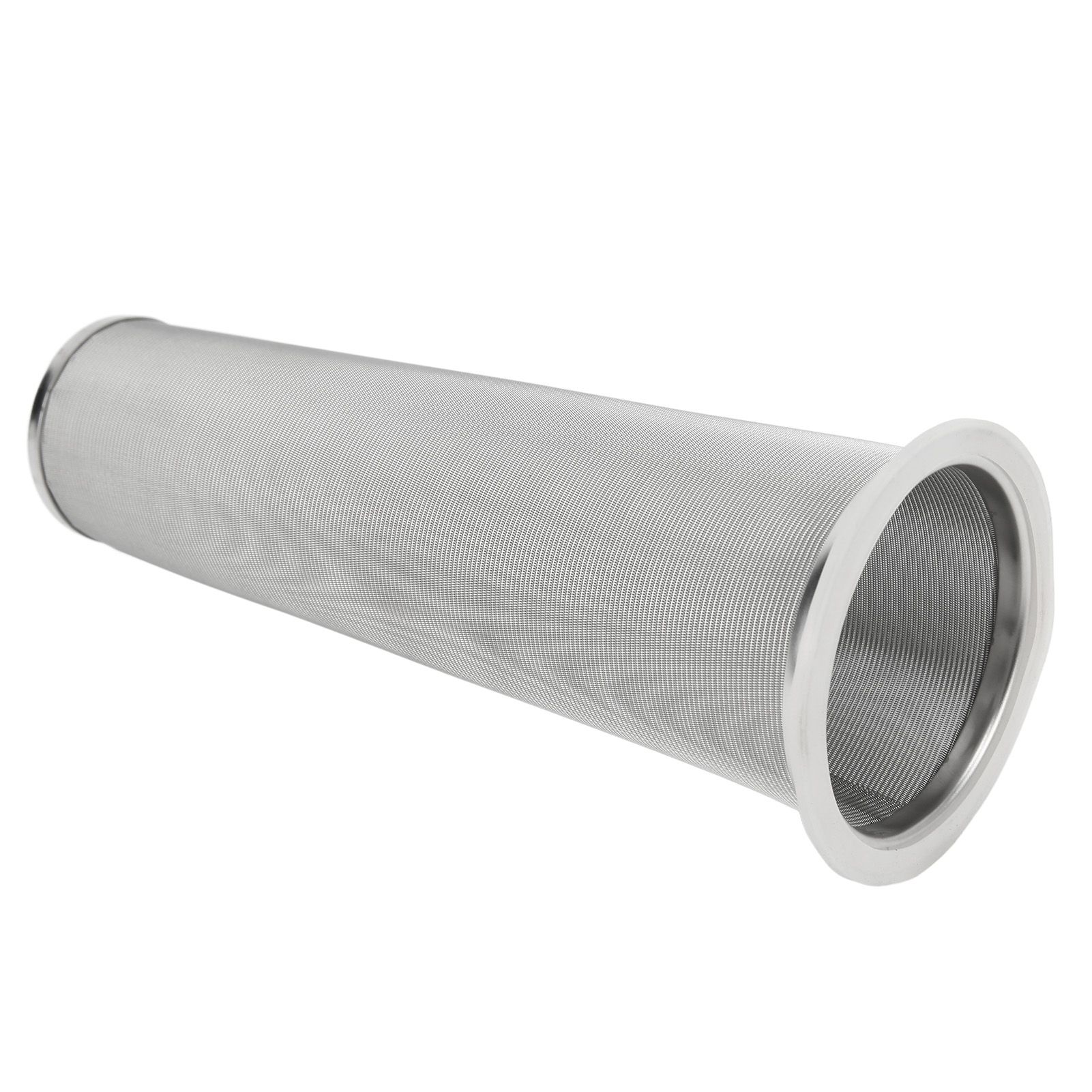 304 Stainless Steel Cold Brew Coffee Filter Cone Mesh with White Rubber Circle view 5