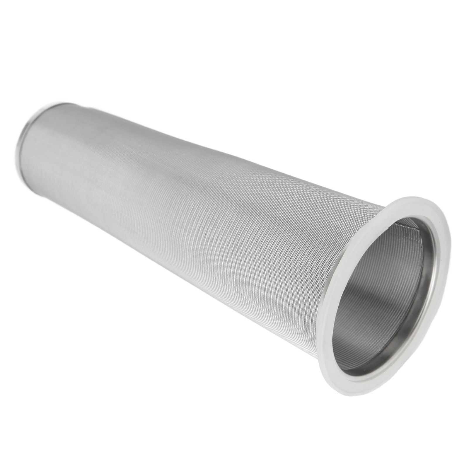 304 Stainless Steel Cold Brew Coffee Filter Cone Mesh with White Rubber Circle view 8