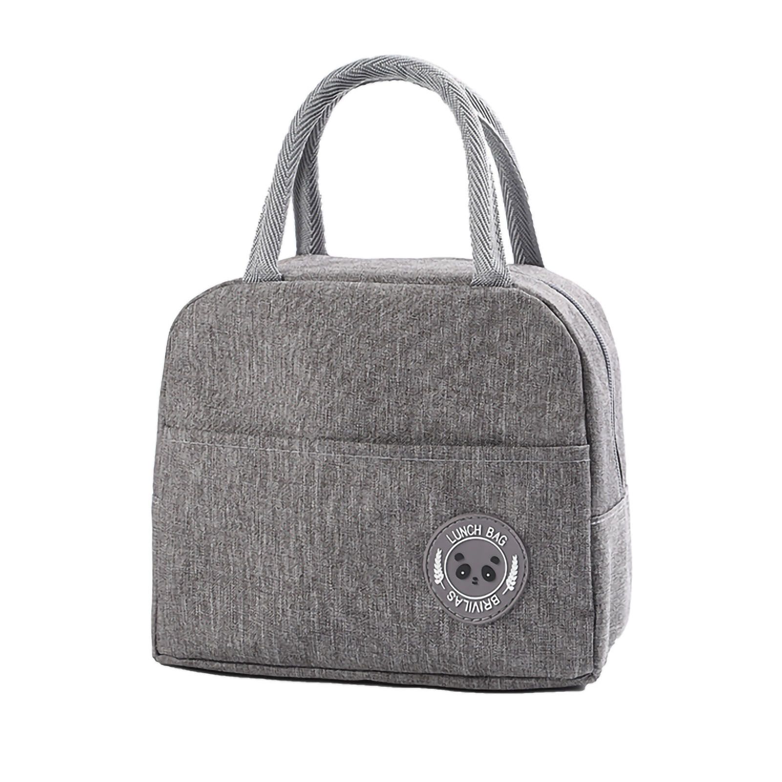 Lunch Bag High Capacity Reusable Tote Heat Preservation Dinner Insulation