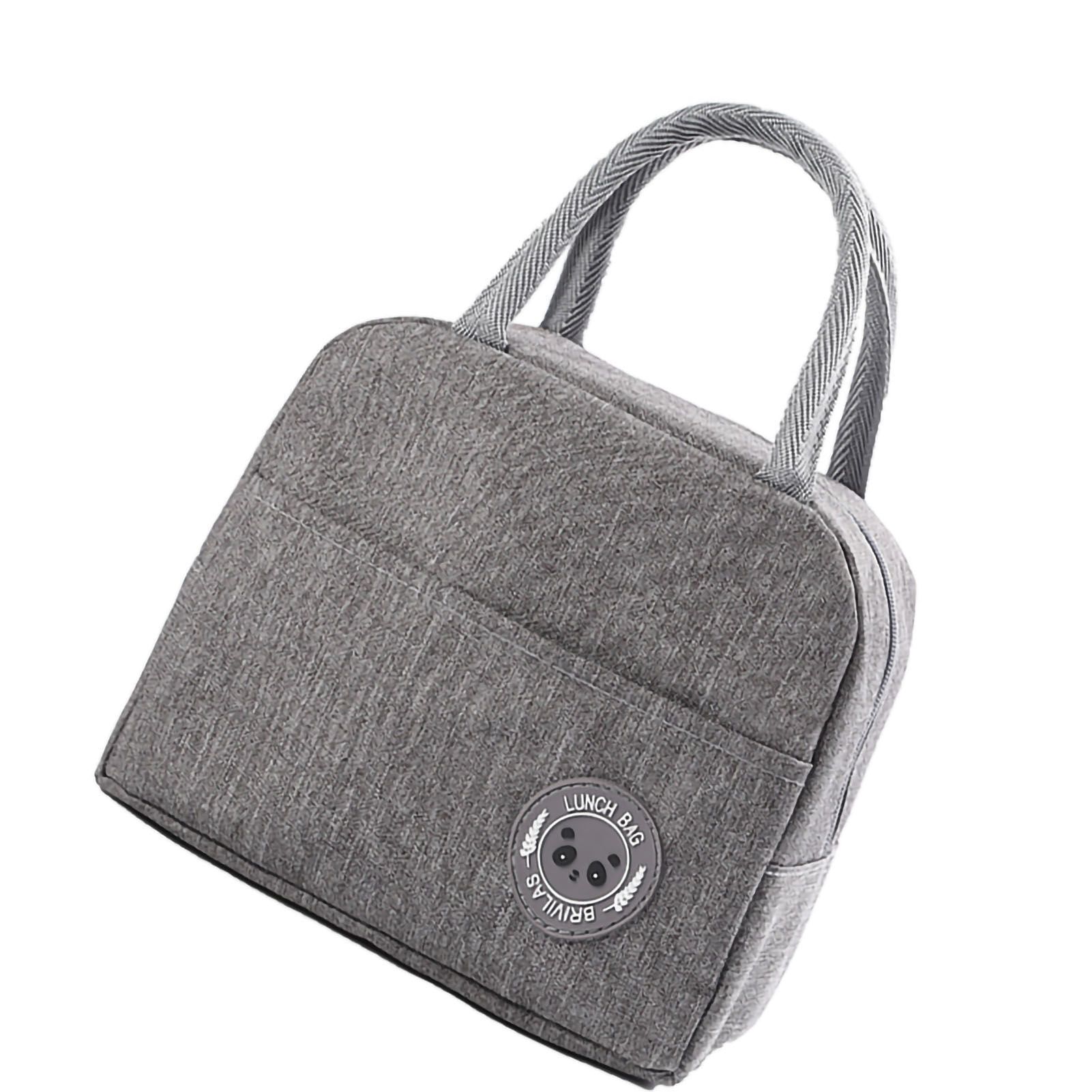 Lunch Bag High Capacity Reusable Tote Heat Preservation Dinner Insulation view 3
