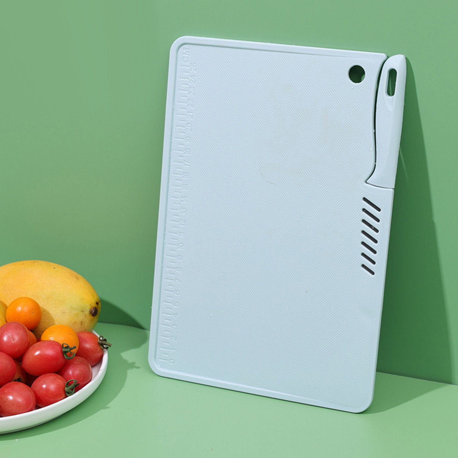 Plastic Utility Cutting Board Safe Multifunctional Portable Fruit Chopping view 2