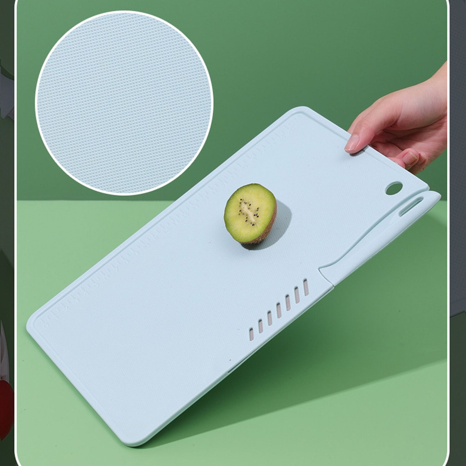 Plastic Utility Cutting Board Safe Multifunctional Portable Fruit Chopping view 3