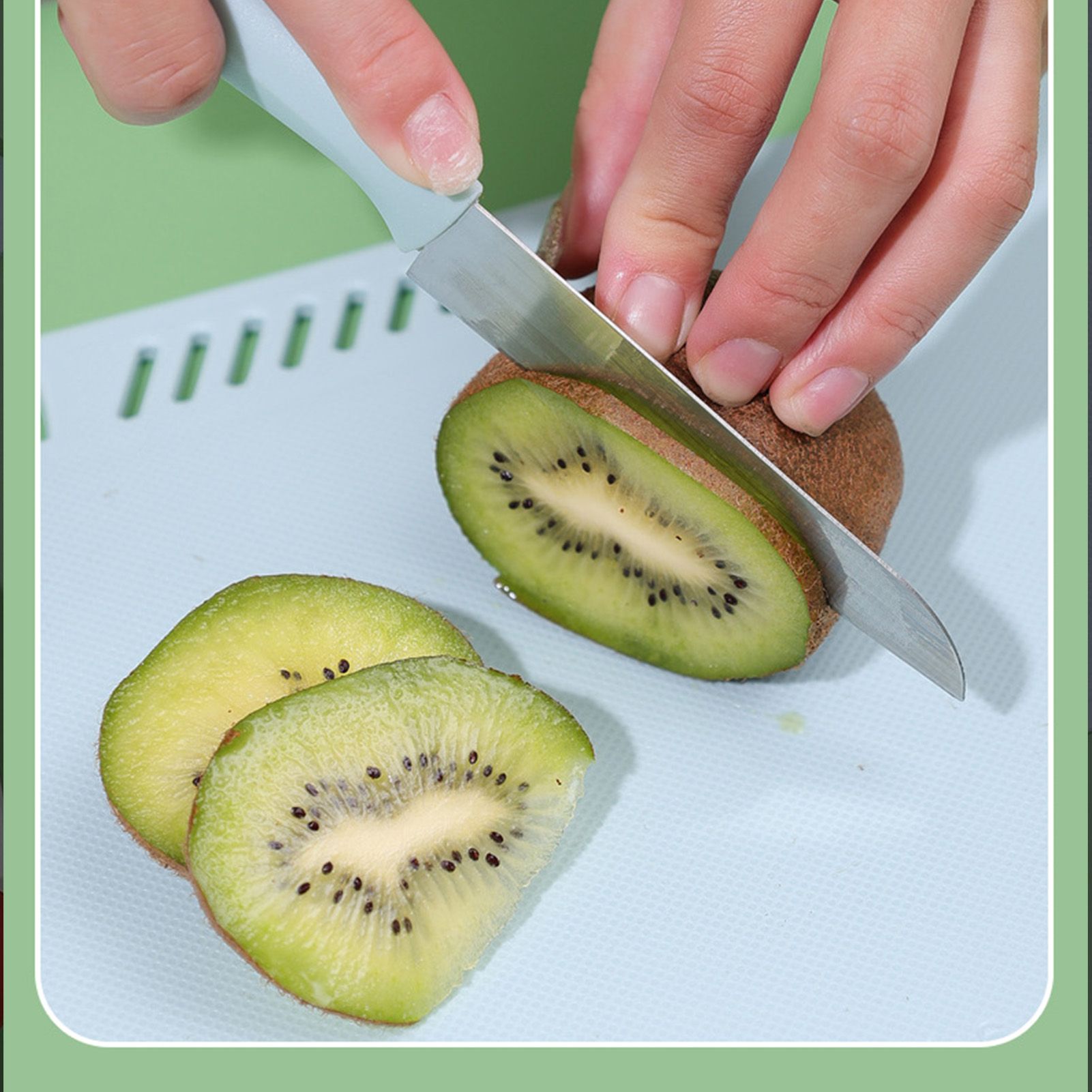 Plastic Utility Cutting Board Safe Multifunctional Portable Fruit Chopping view 4