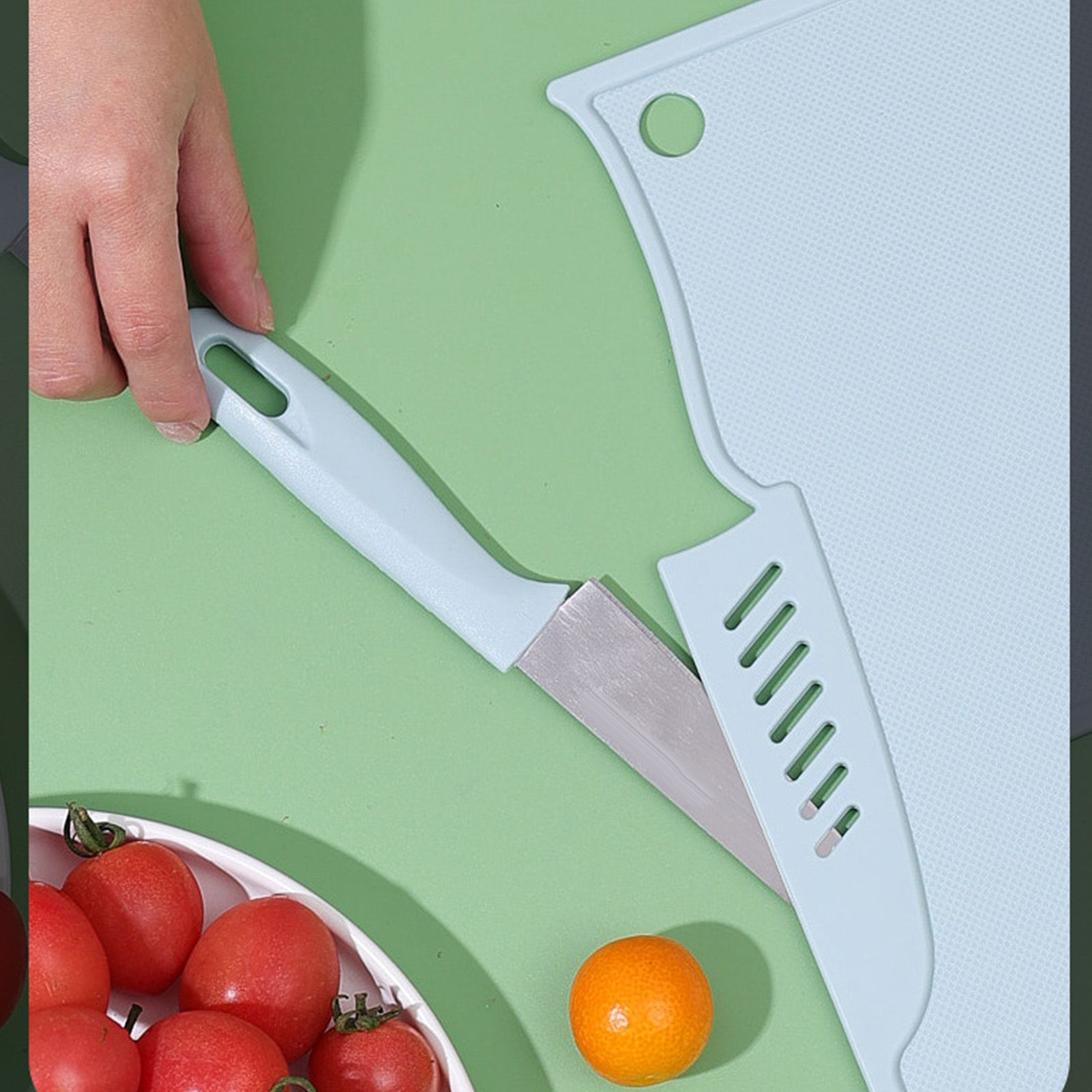 Plastic Utility Cutting Board Safe Multifunctional Portable Fruit Chopping view 5