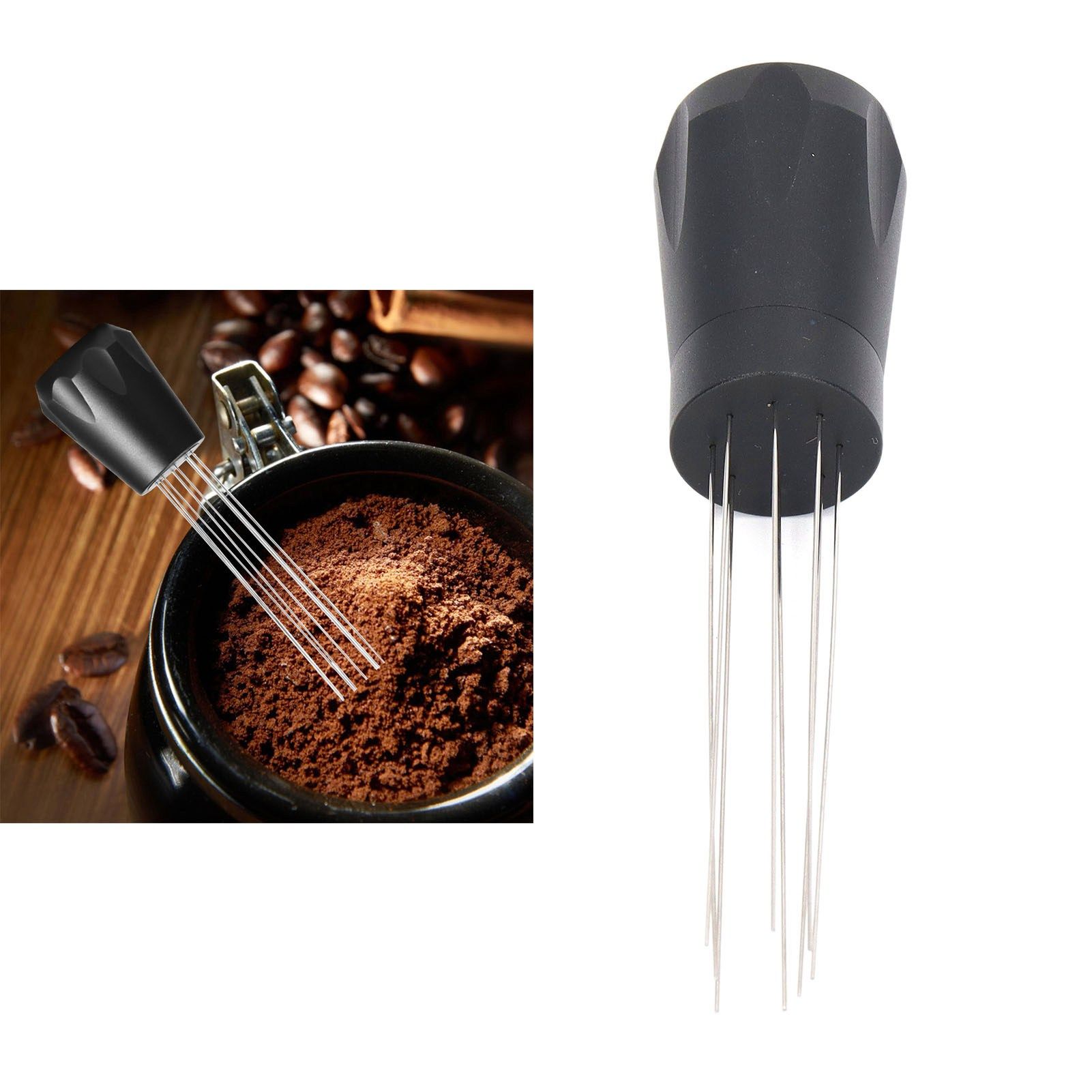 Coffee Distribution Needle Stainless Steel Firm Practical Safe Hand Tampers view 11