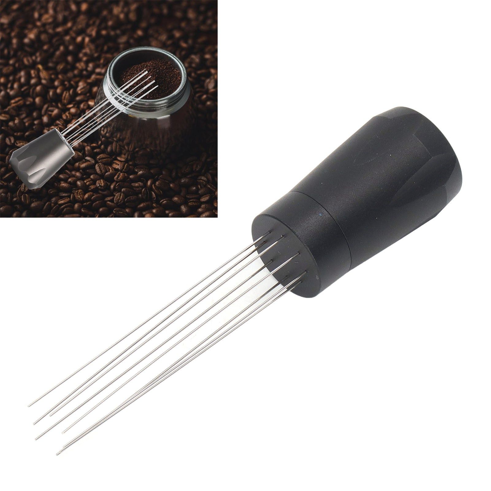 Coffee Distribution Needle Stainless Steel Firm Practical Safe Hand Tampers view 12