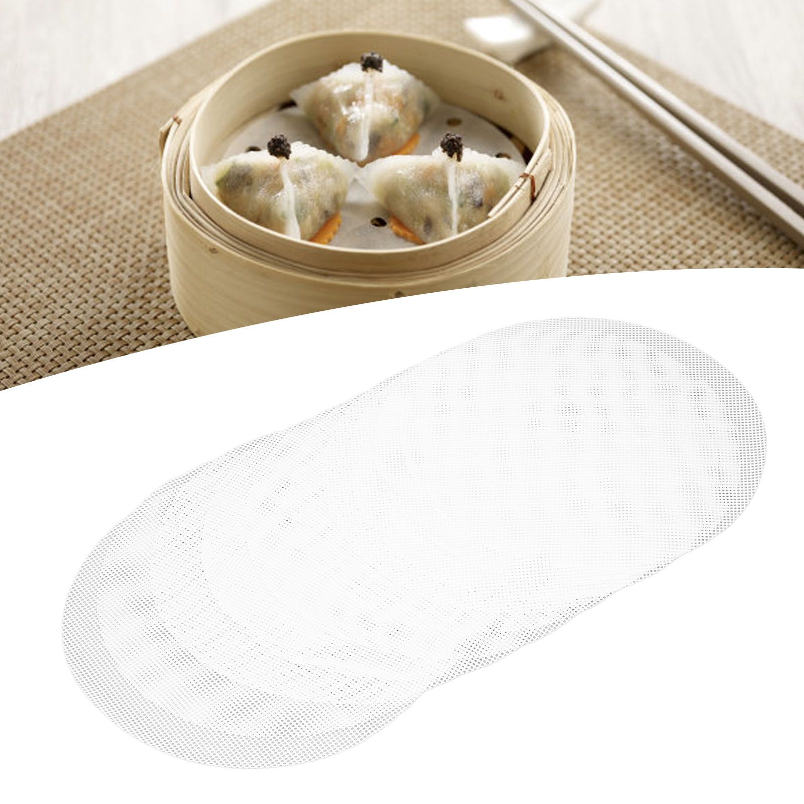 10pcs Silicone Steamer Mesh Mat Prevents Stick Reusable Cuttable Silicone view 11