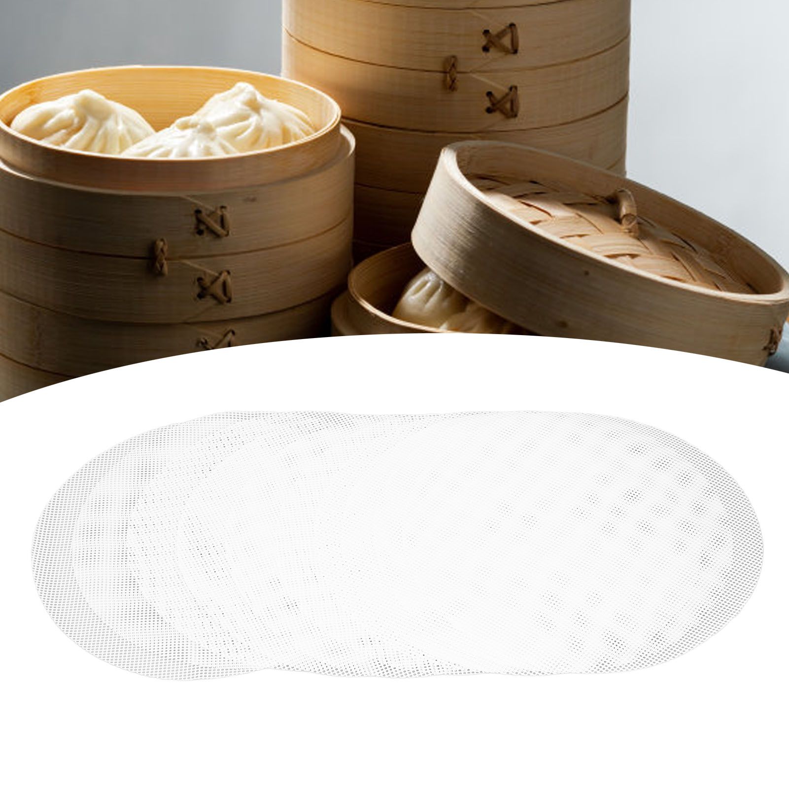 10pcs Silicone Steamer Mesh Mat Prevents Stick Reusable Cuttable Silicone view 12