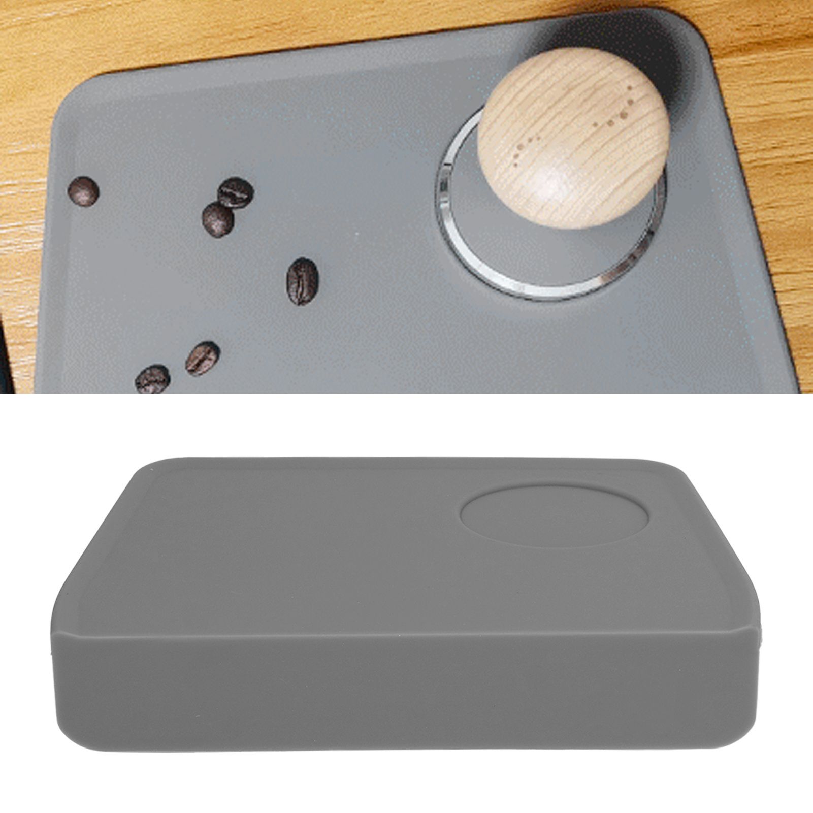 Coffee Tamper Mat with Tamper Slot Silicone Tamping Mat Coffee Pad Tamp view 11