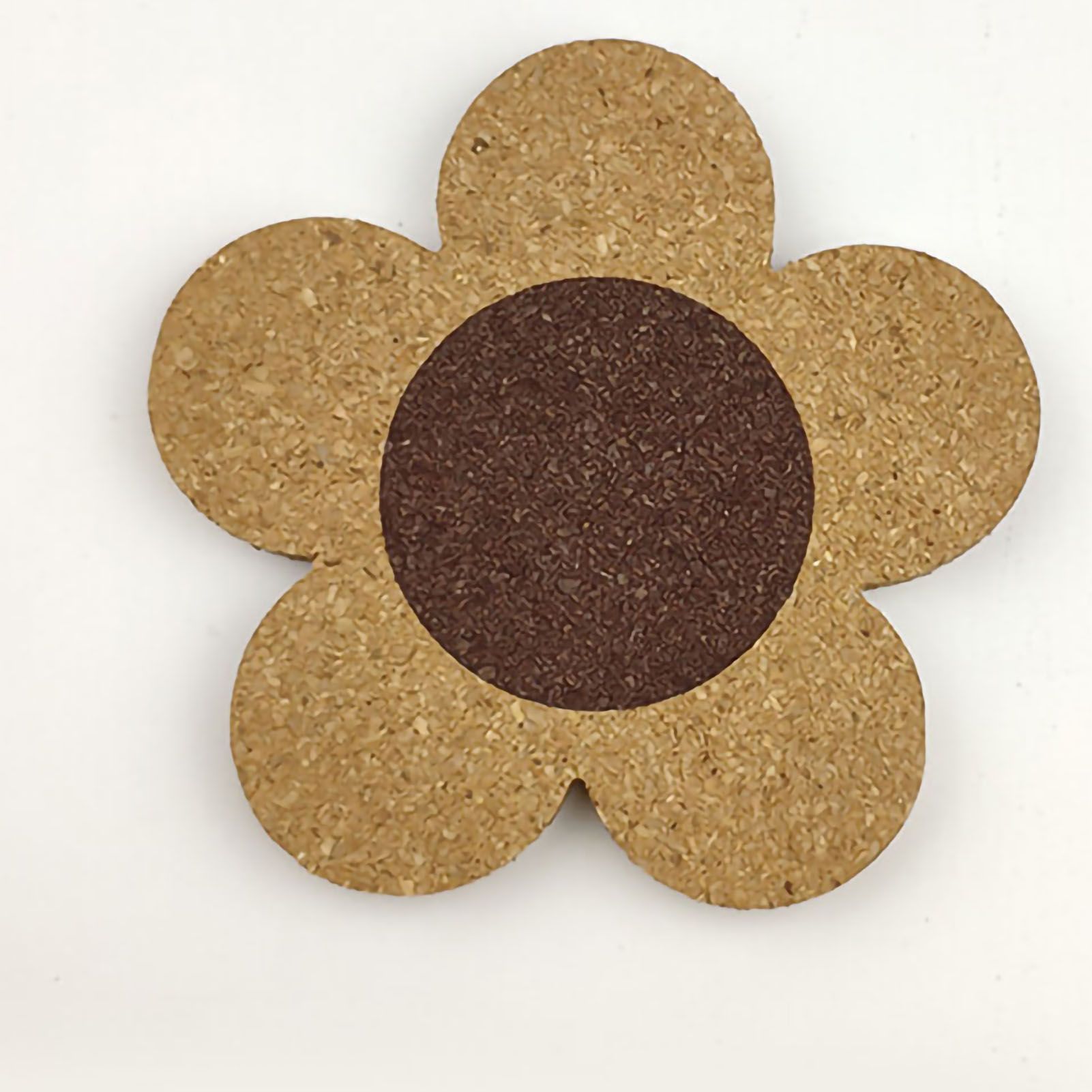 Flower Wooden Coaster Nordic Style Flower Shape Cork Coaster Kitchen view 5