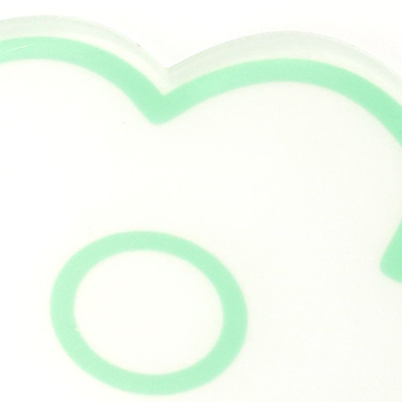 Acrylic Flower Coaster Heat Insulation Cute Flower Transparent Stable view 2