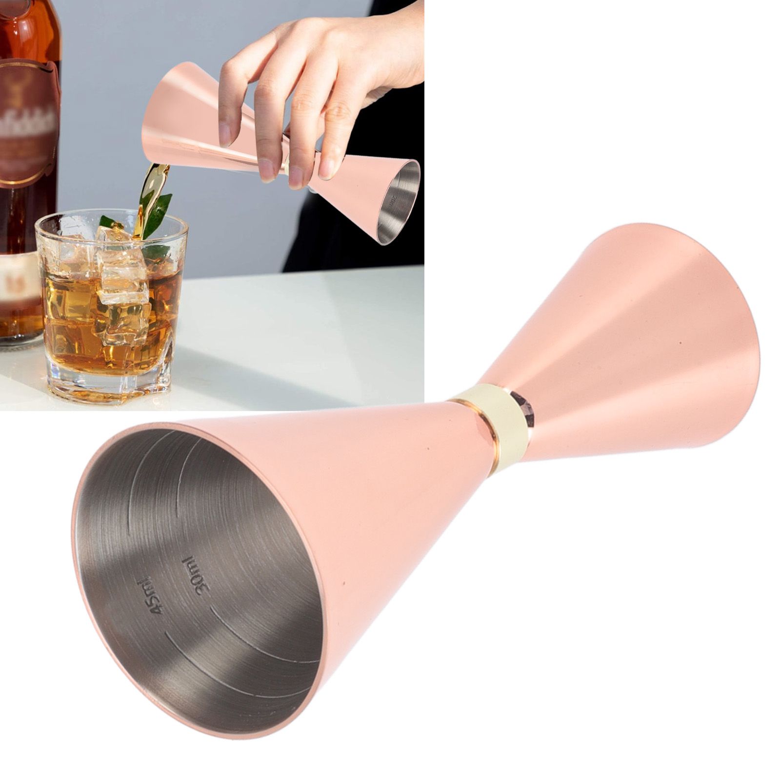 Jigger Stainless Steel 30mm to 60mm Elegant Flexible Jigger Cone for Cocktail view 11