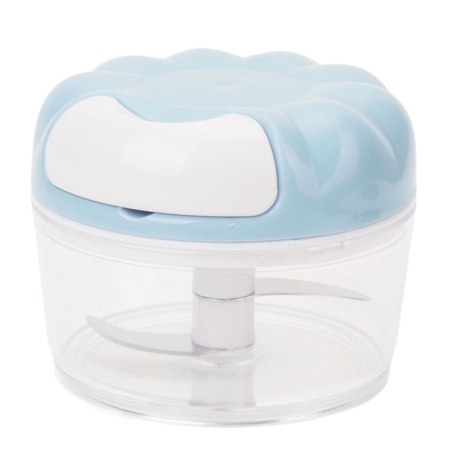 Garlic Chopper Manual Mini Safe Multipurpose Transparent Garlic Mincer with