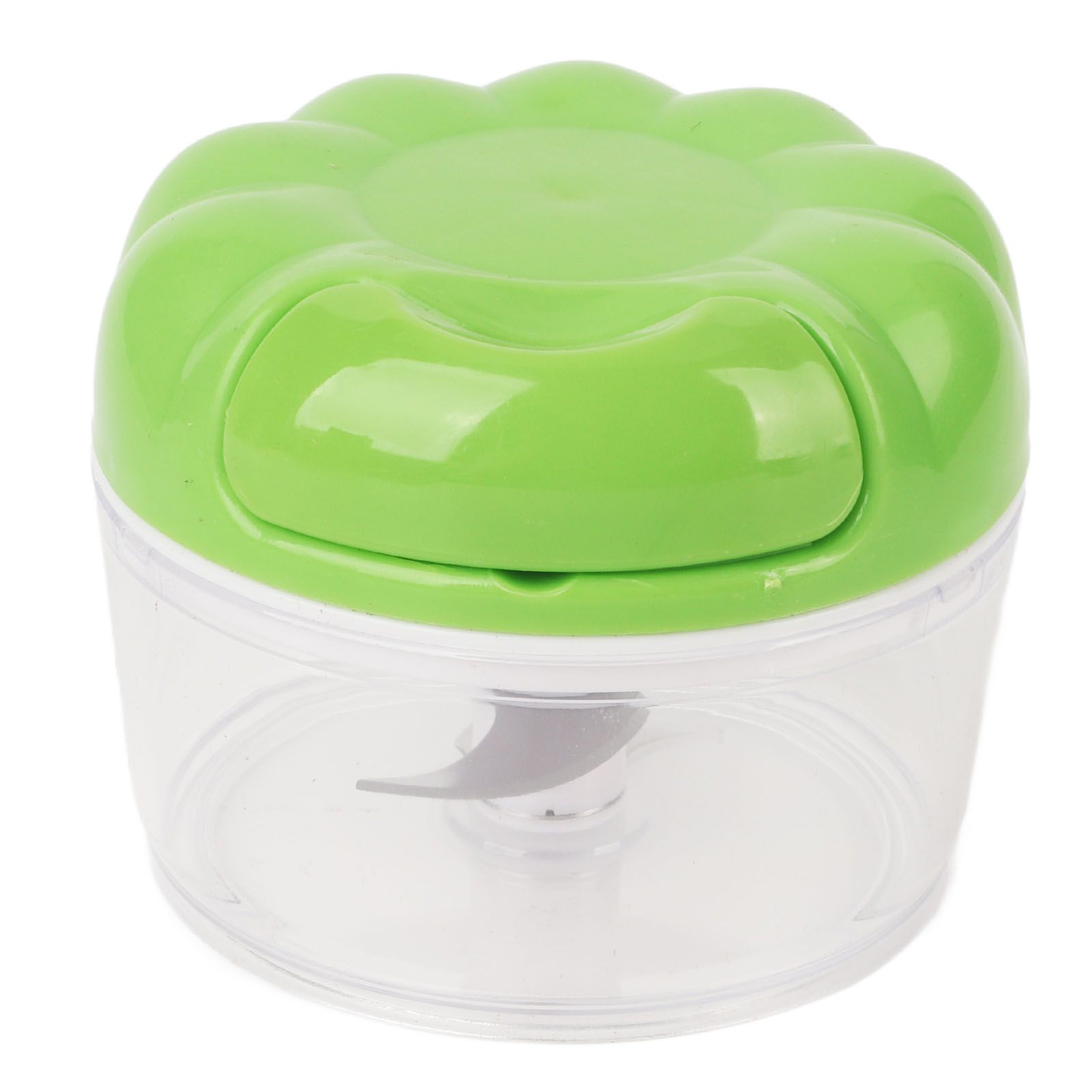 Garlic Chopper Manual Mini Safe Multipurpose Transparent Garlic Mincer with