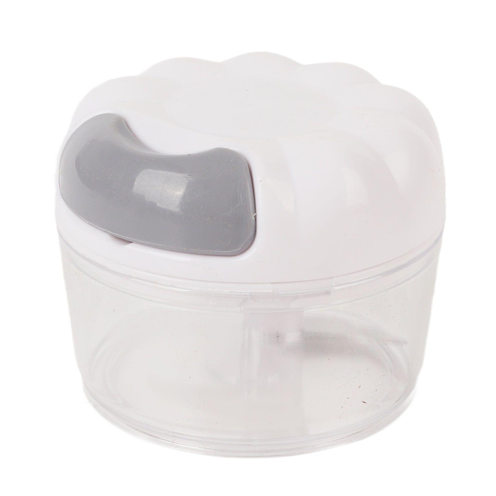 Garlic Chopper Manual Mini Safe Multipurpose Transparent Garlic Mincer with