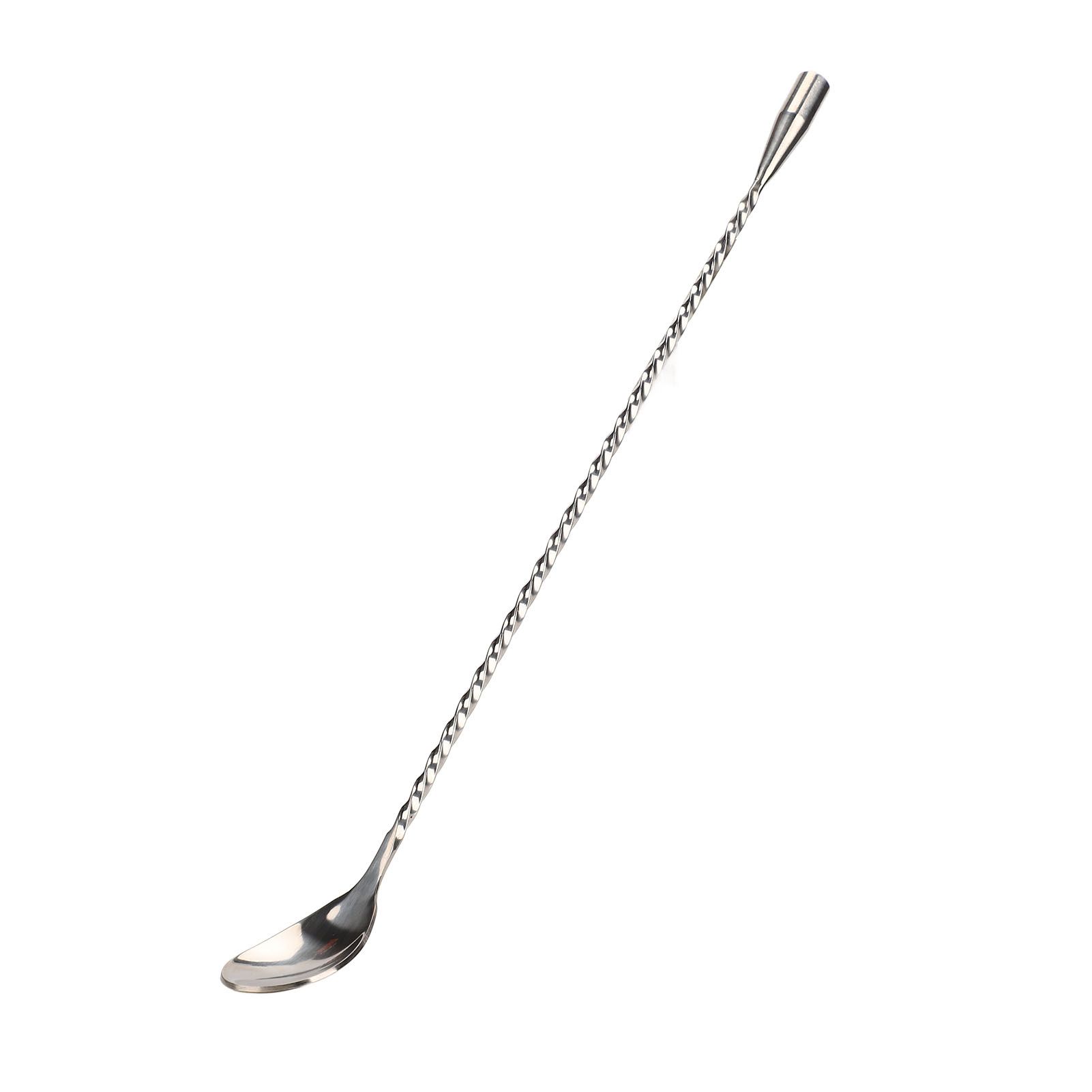 Cocktail Drink Swizzle Stick Fine Thread Stainless Steel Drink Stirrers with view 3