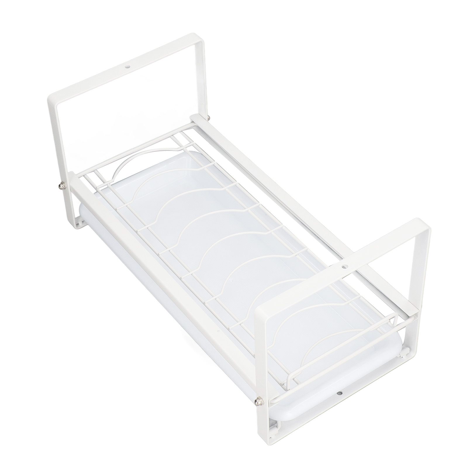 Kitchen Cabinet Storage Shelf Rack Bowls Dishes Plates Drainboard Holder view 4
