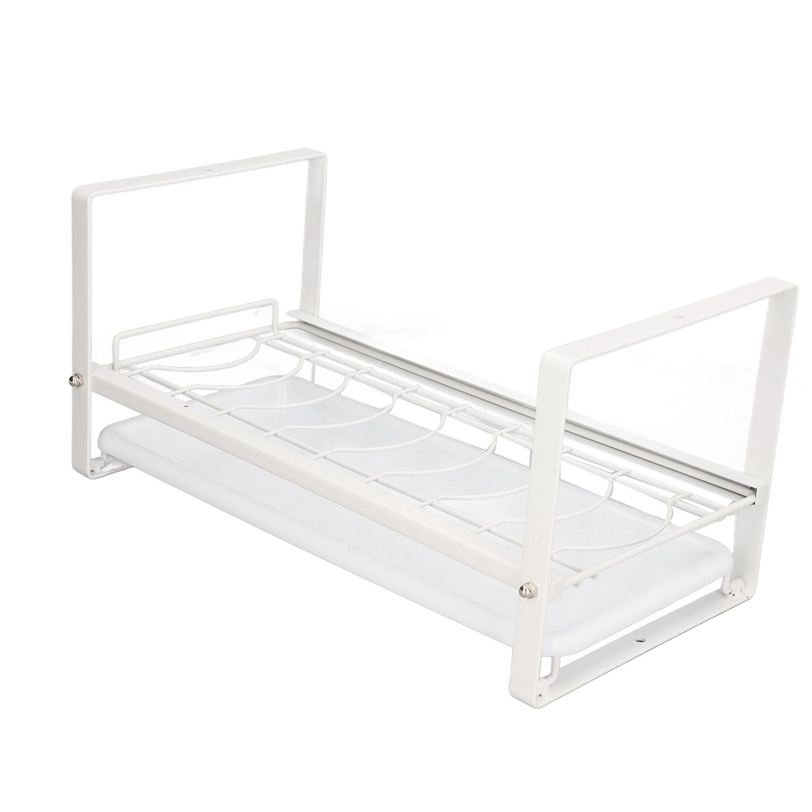 Kitchen Cabinet Storage Shelf Rack Bowls Dishes Plates Drainboard Holder view 6